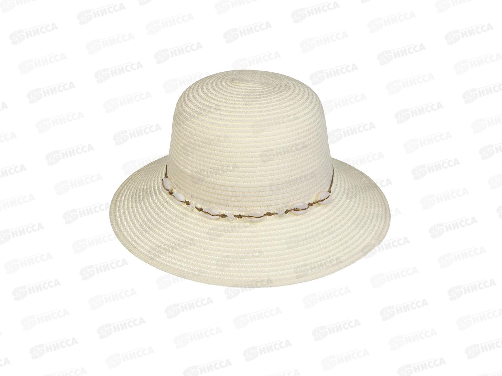 Шляпа женская с декором р.58 100% целлюлоза, микс 314-040 тм GALANTE г