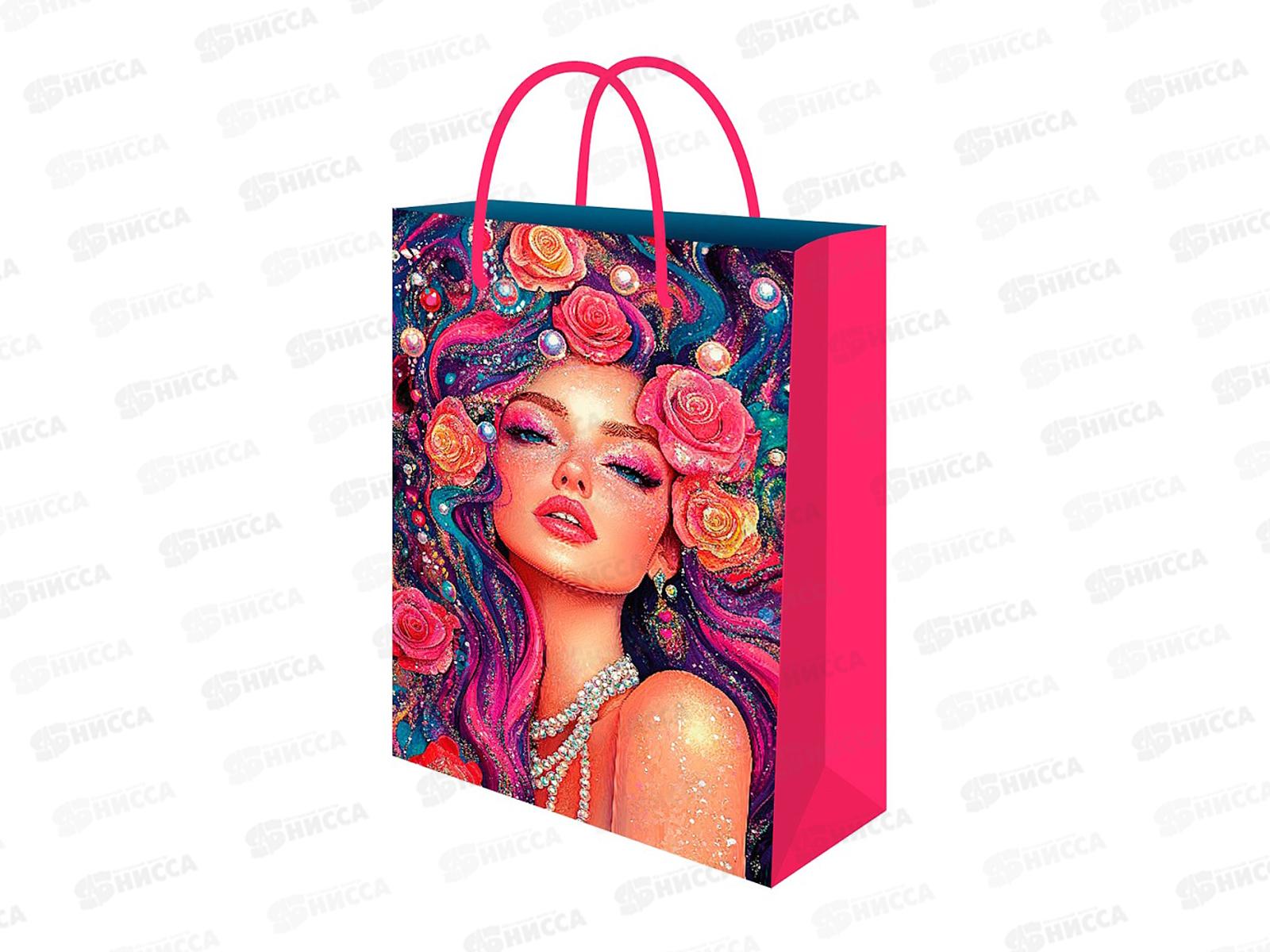 Пакет подарочный MI 32х45х10см Девушка, ППК-1251 *12