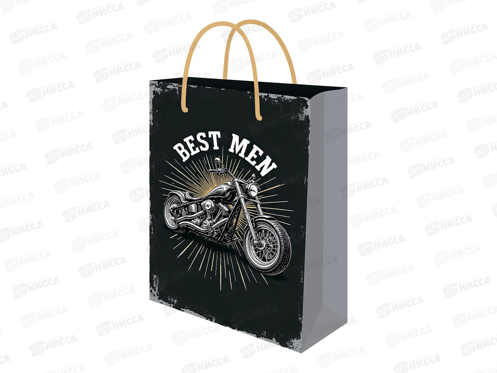 Пакет подарочный MI 32,4х44,5х10,2см Байк, ППК-4025 *12