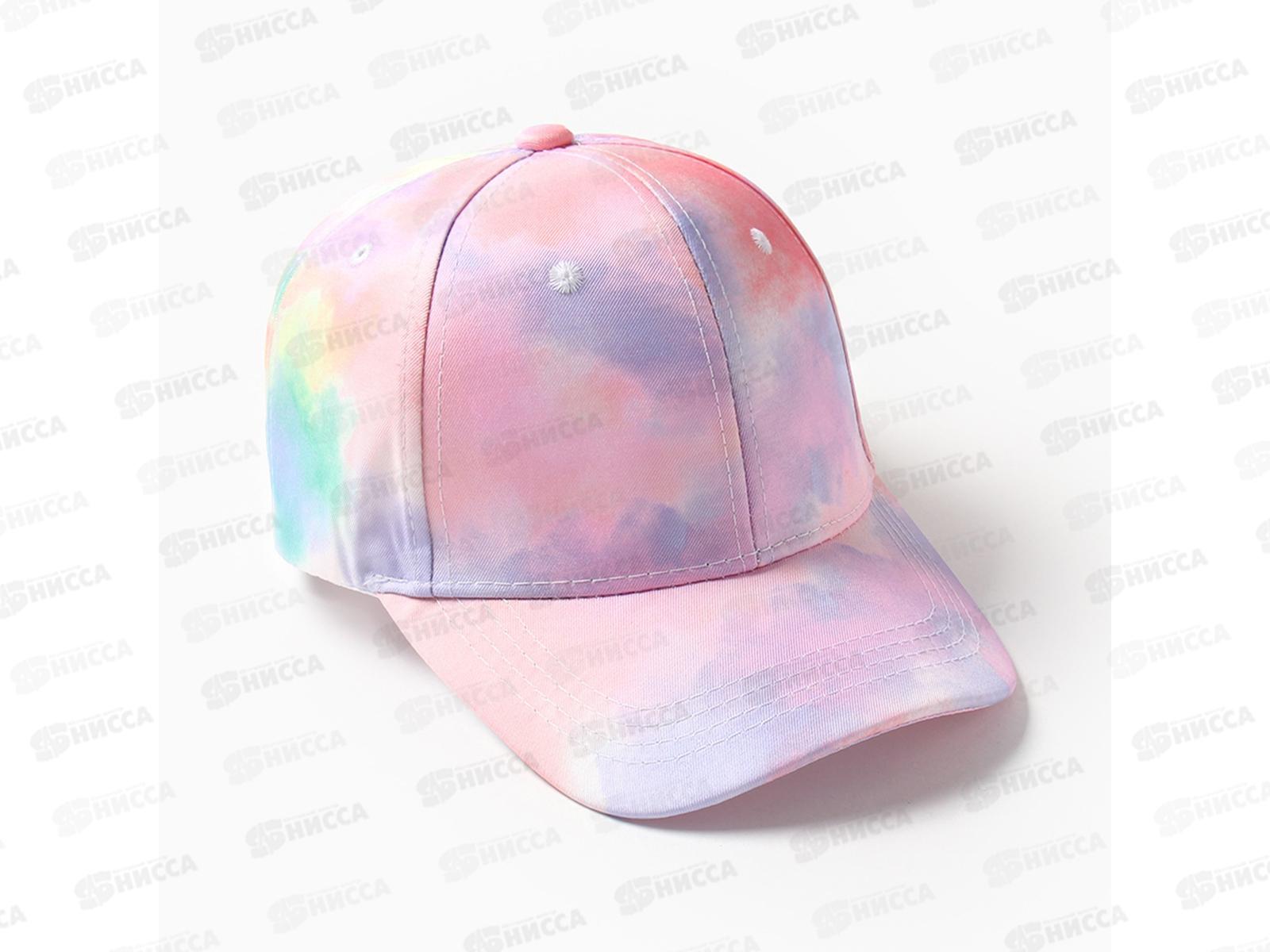 Кепка детская MUNAKU &quotTie-dye&quot на липучке хл 50%, п/э 50%, р.52 роз/фиолетовый 9886882