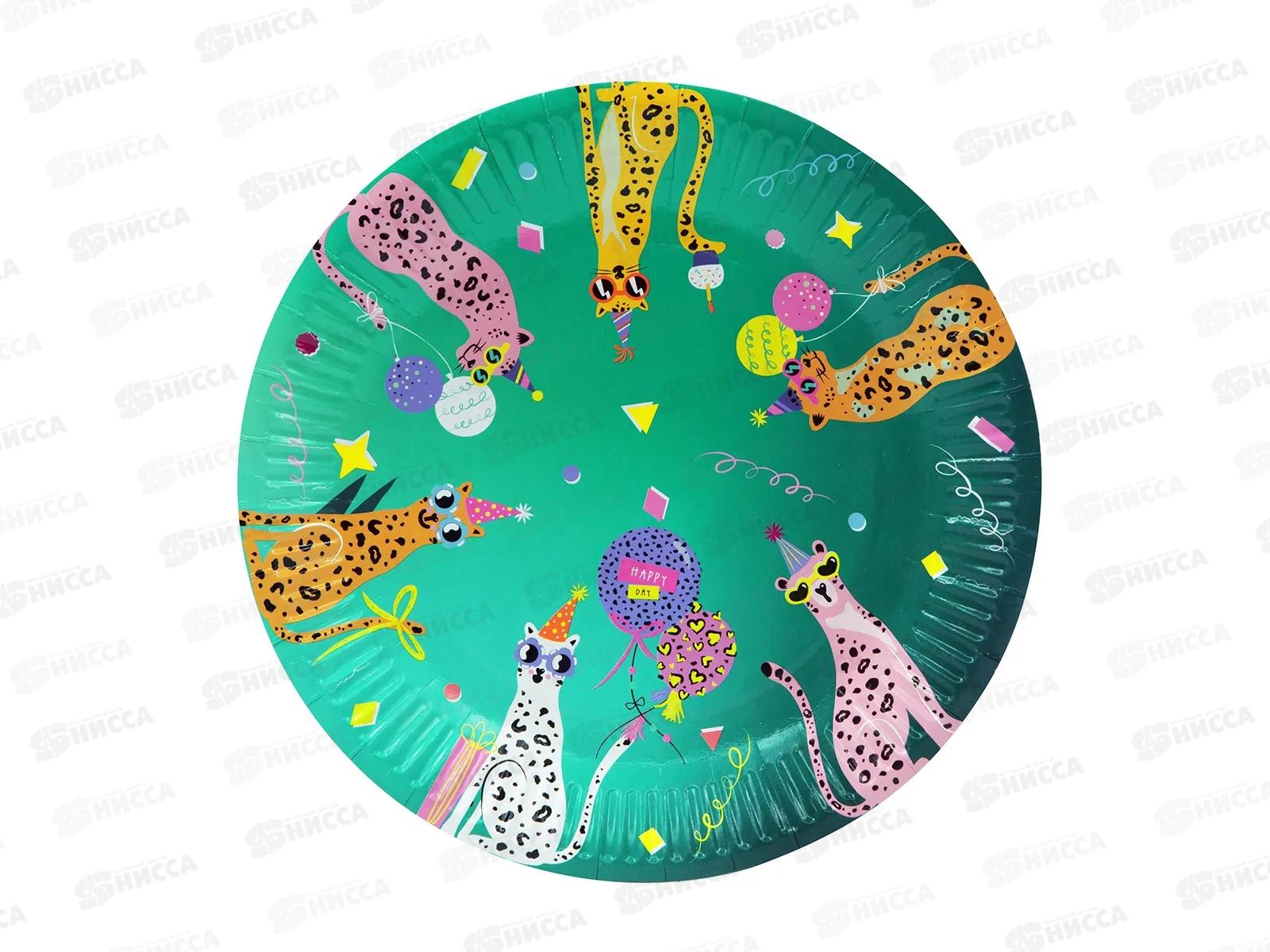 Тарелки бум. PATERRA &quotЛео&quot 230мм 6шт 491-038