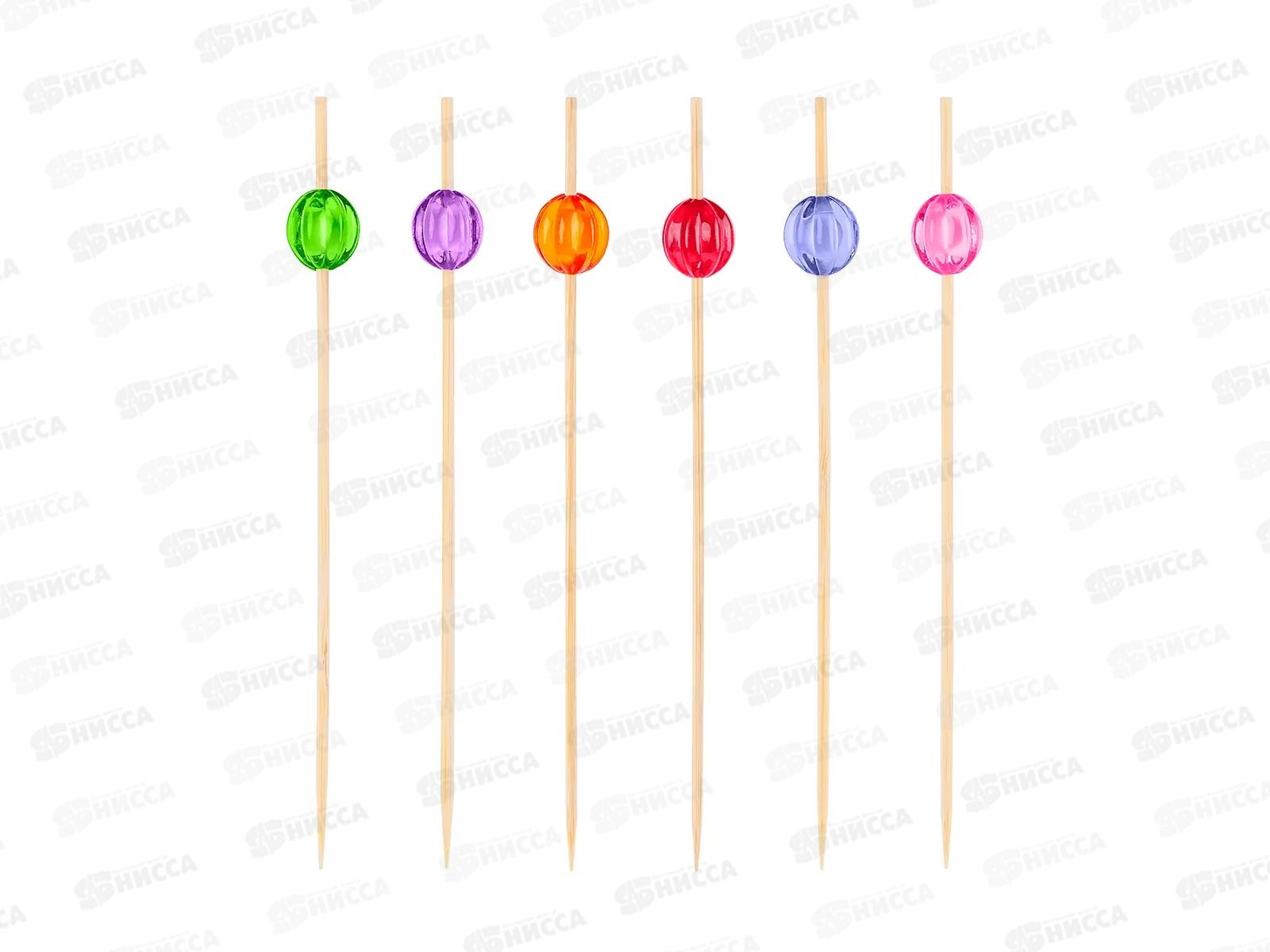 Пики бамбук AVIORA Кристалл 120мм 100шт пак 491-054   *50