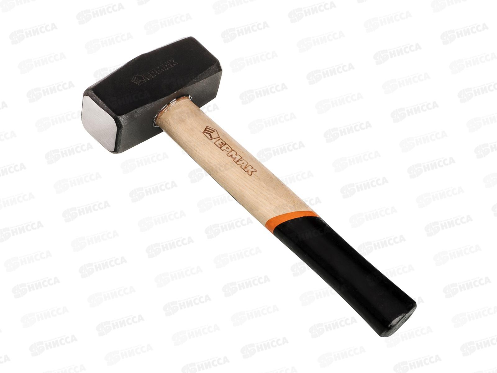 Кувалда кованая ЕРМАК 1500гр. деревянная ручка    г 662-413