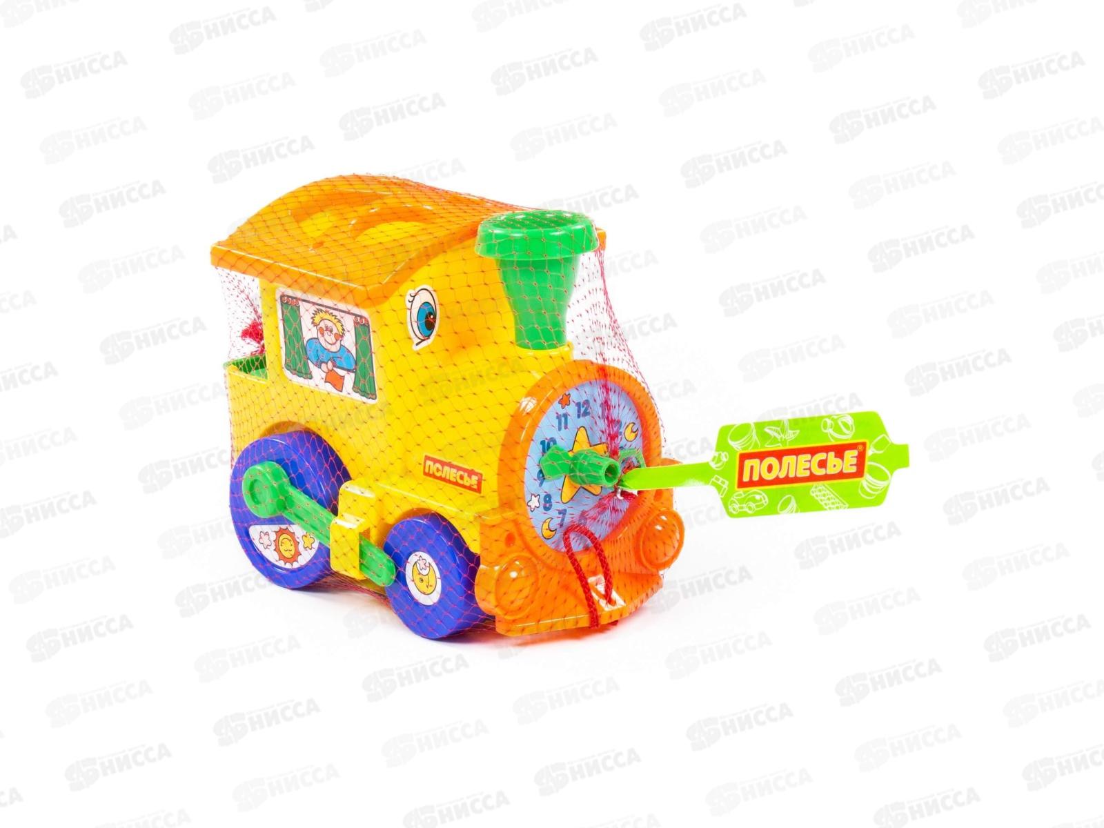 Паровоз-логика с часами (занимательный), 6189  *12