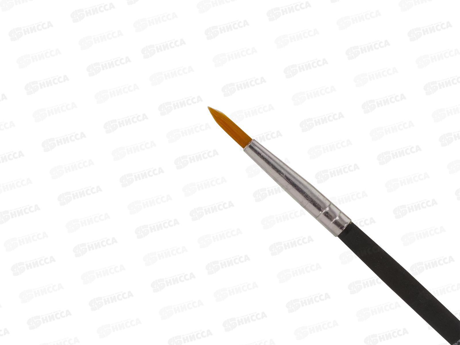 Кисть BRAUBERG синтетическая круглая  №3, 200209 *30/120