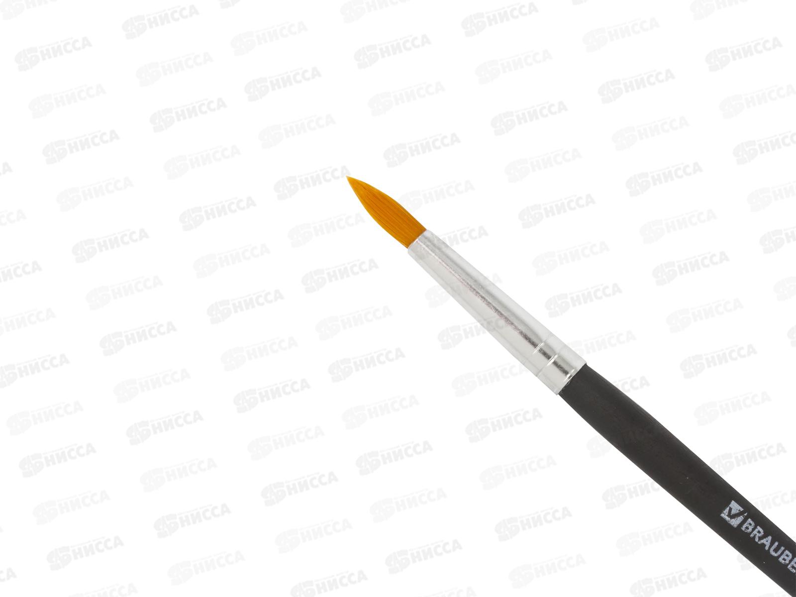 Кисть BRAUBERG синтетическая ,круглая  №5, 200211 *30