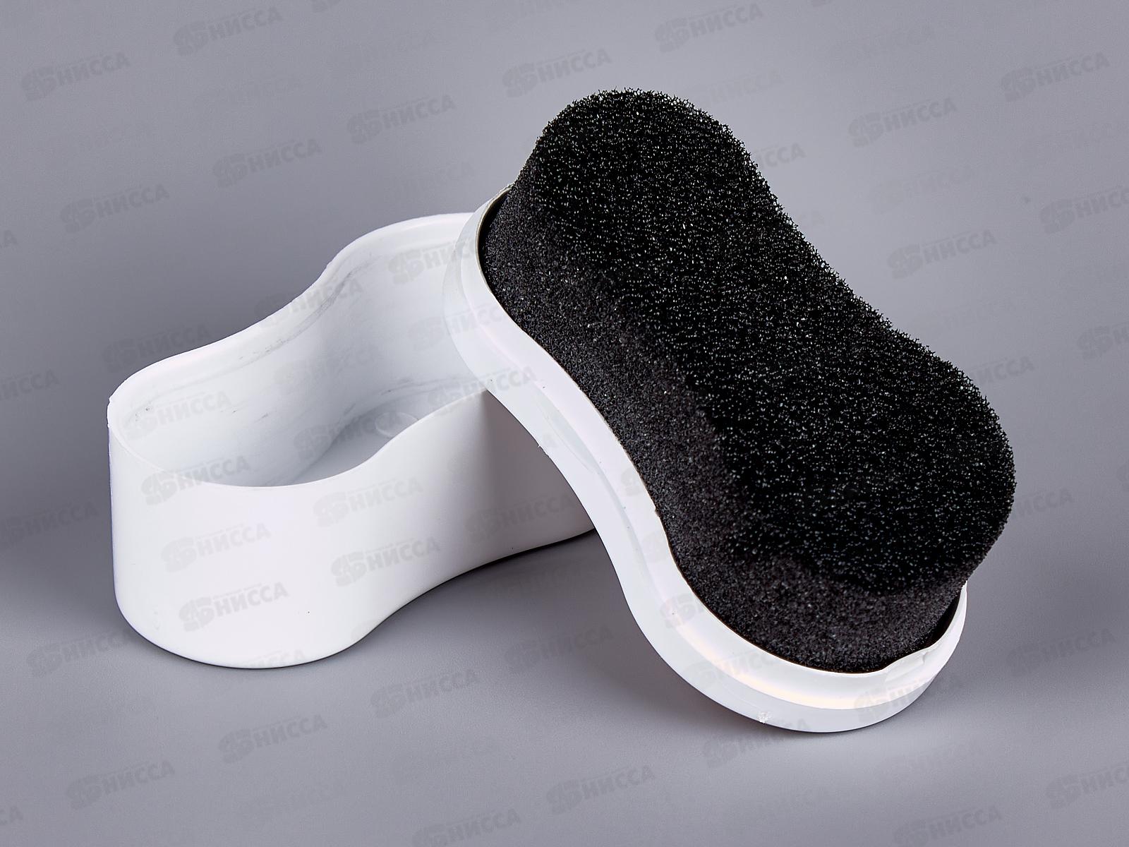 Губка для обуви Штрих Экспресс Компакт черная *12/96