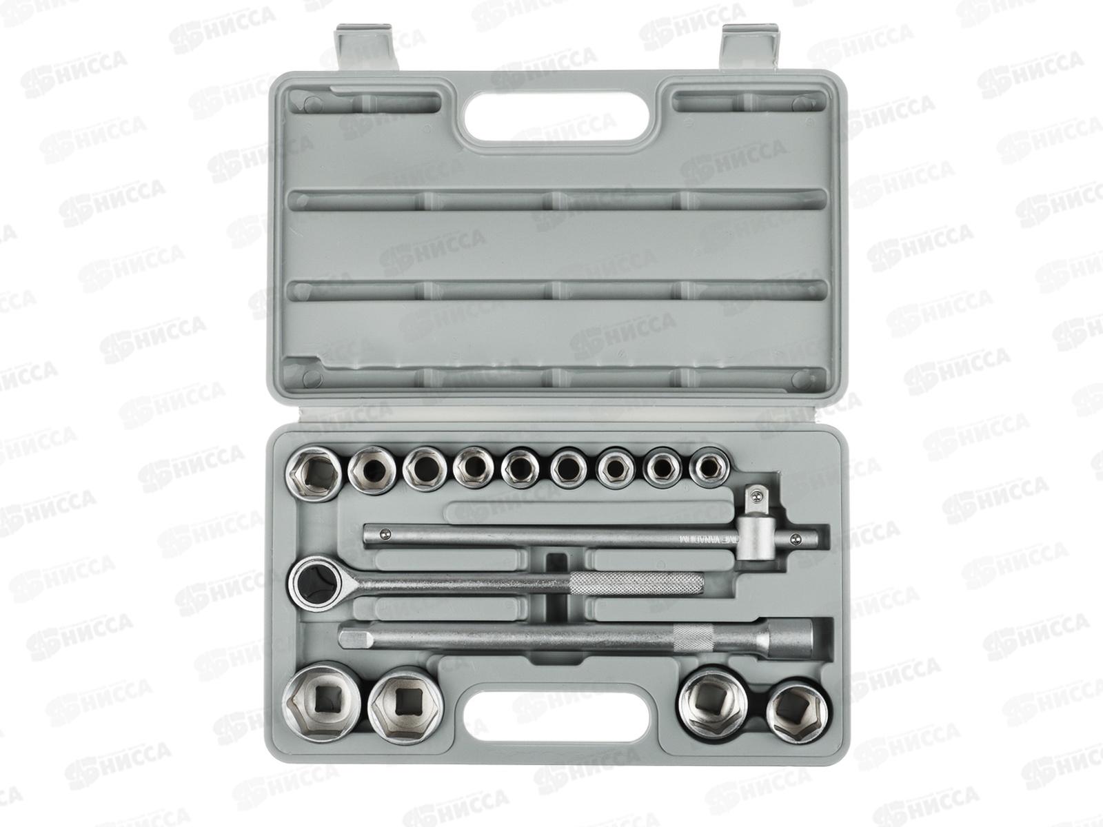 Набор головок ЕРМАК 16предметов 10-32мм  736-565   г