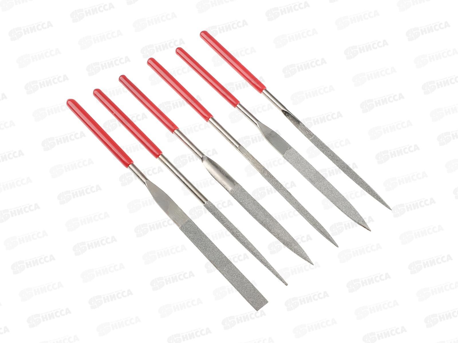 Набор надфилей алмазных  6шт 3мм*140мм 645-034 г *20