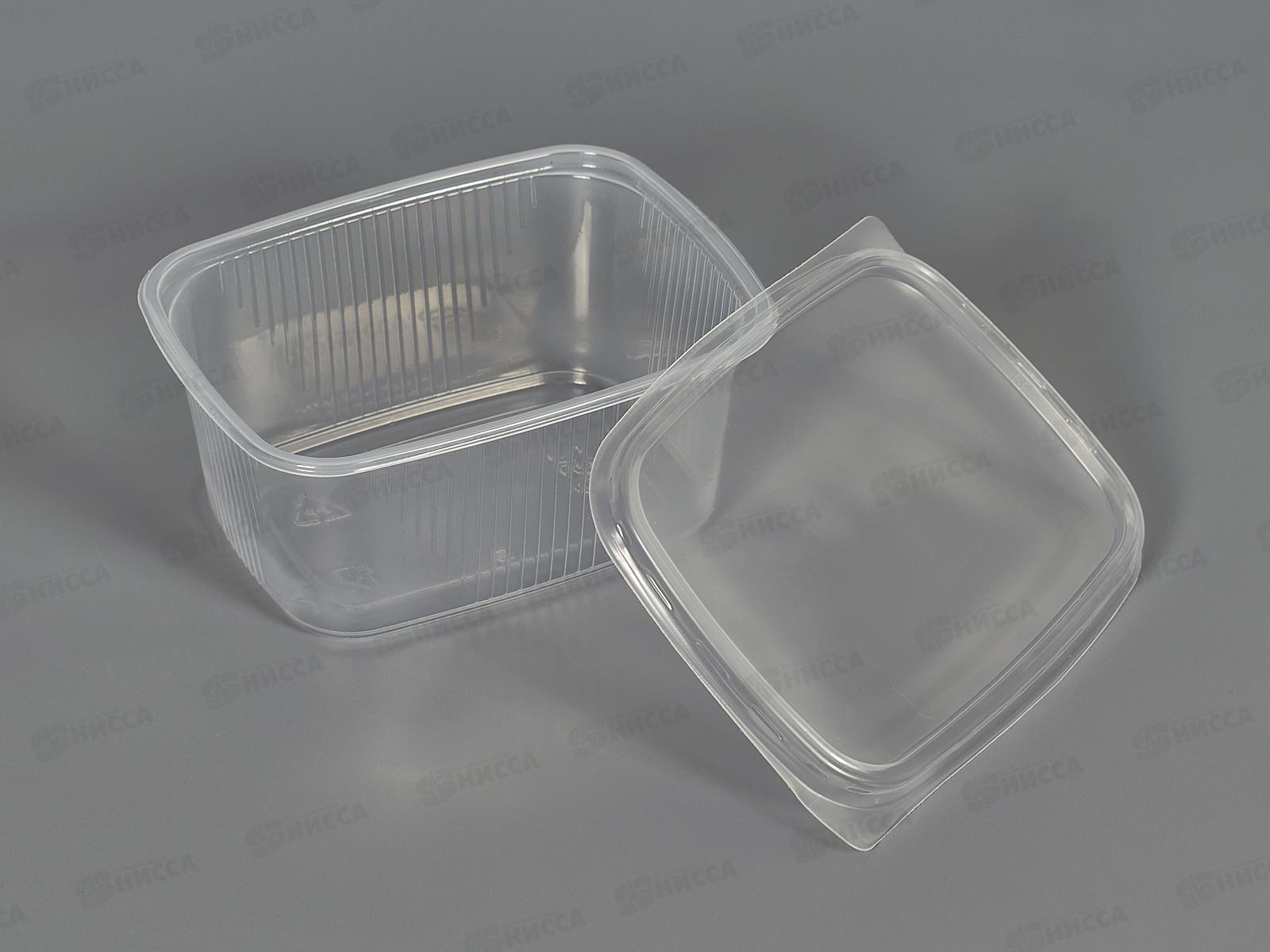 Контейнер одноразовый UP 250 мл прямоугольный 108*82*48мм  *100/1000