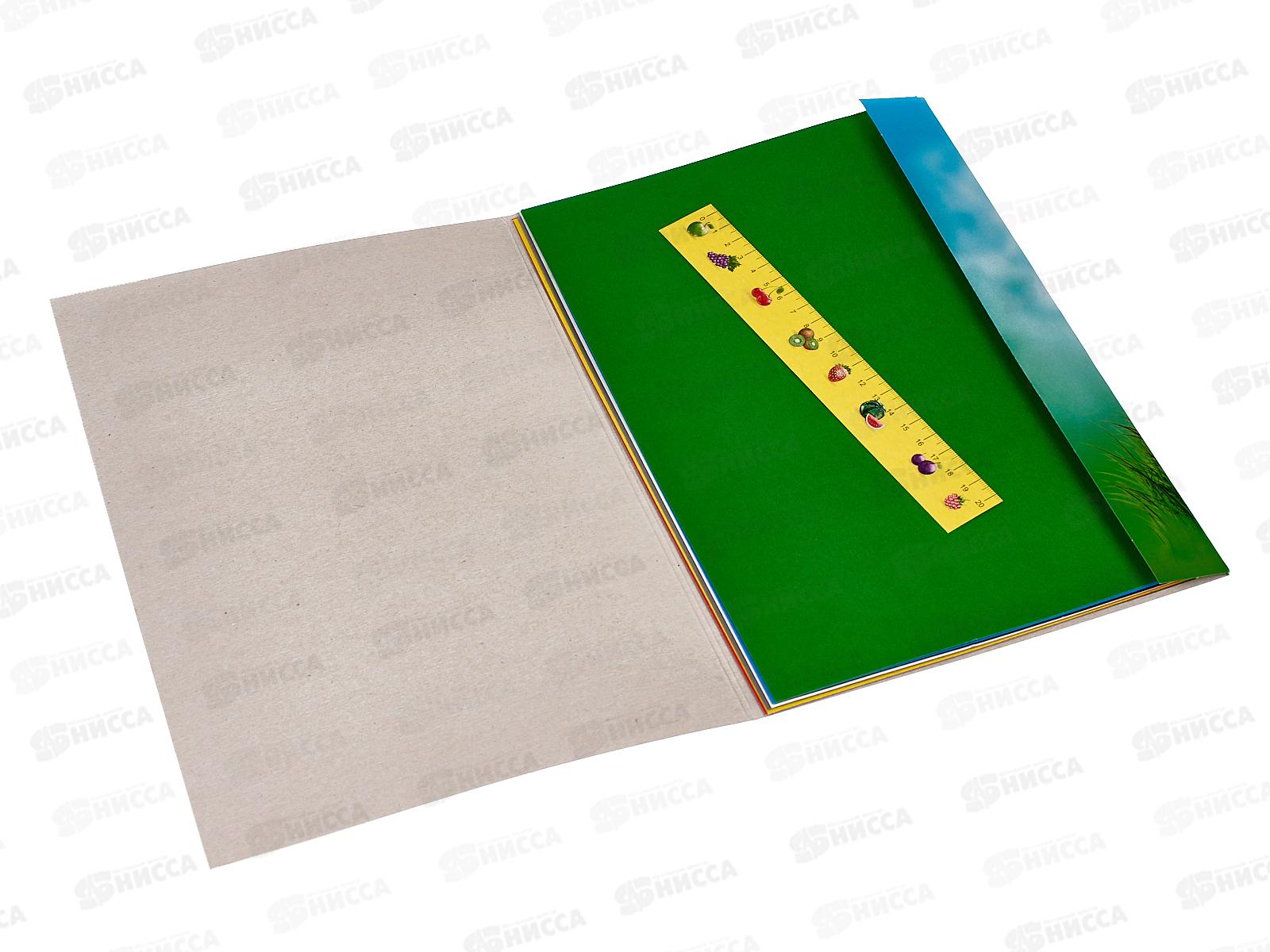 Цветной картон ЛХ А4 10 листов 10 цветов Теремок, ЦКВТ301 *30