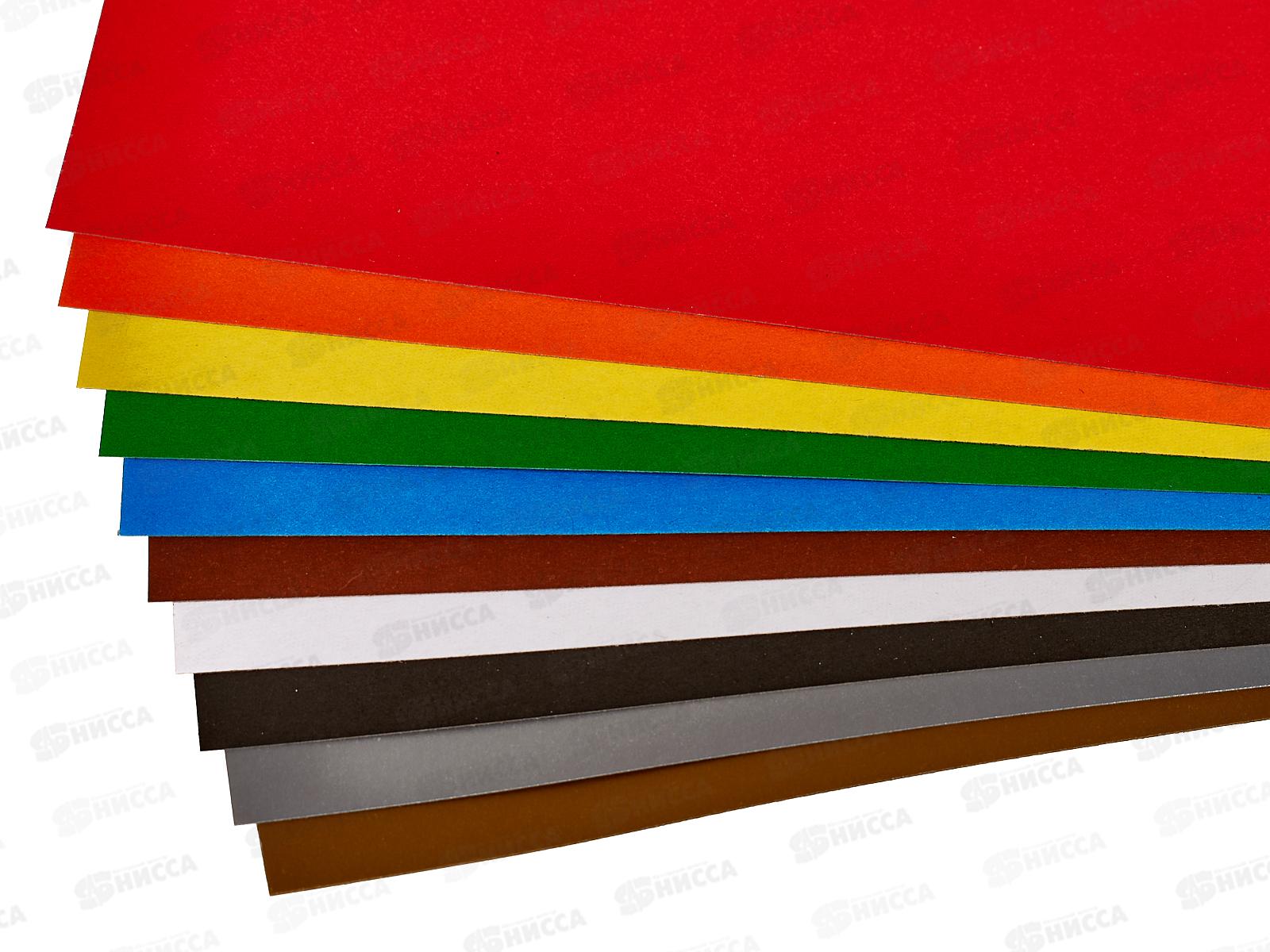 Цветной картон ЛХ А4 10 листов 10 цветов Теремок, ЦКВТ301 *30