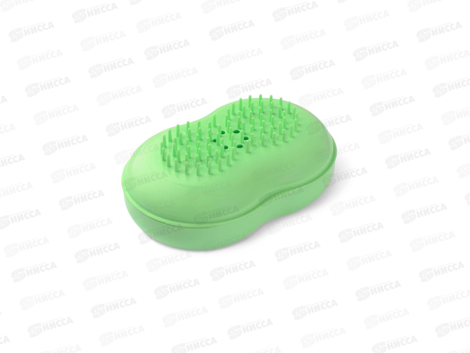 Мыльница закрытая Вояж со щеткой  С13 *38