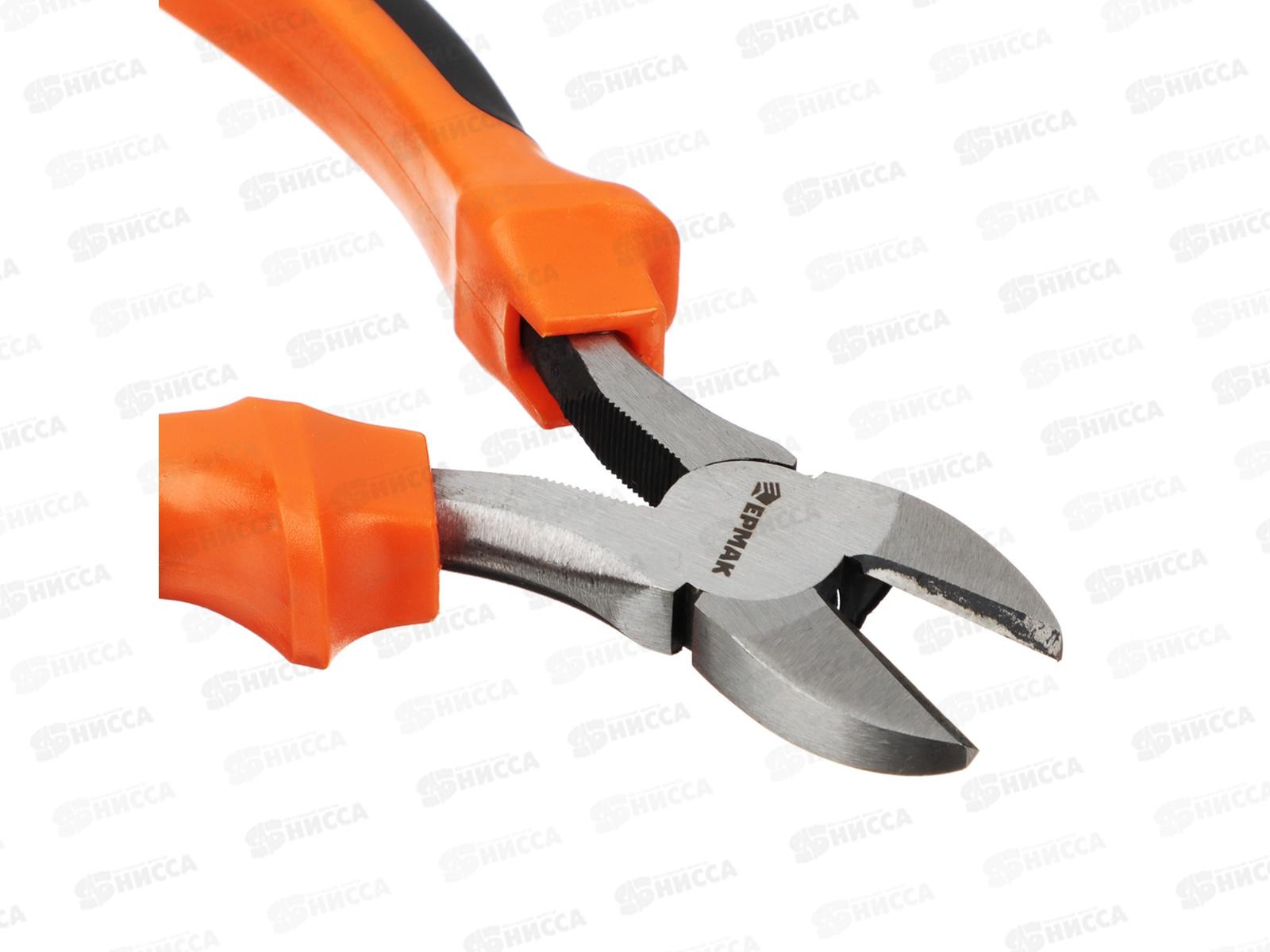 Кусачки с двухцветной ручкой ЕРМАК 160мм (SL), 661-253    г