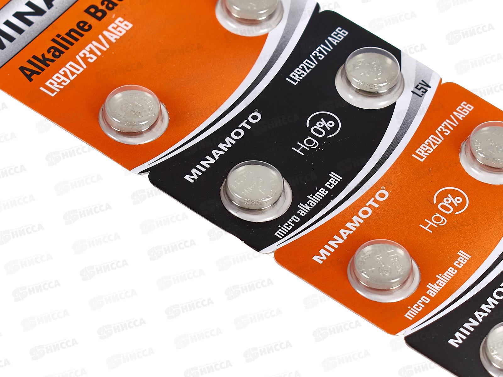 Батарейка МИНАМОТО AG6 (LR920) *10/200