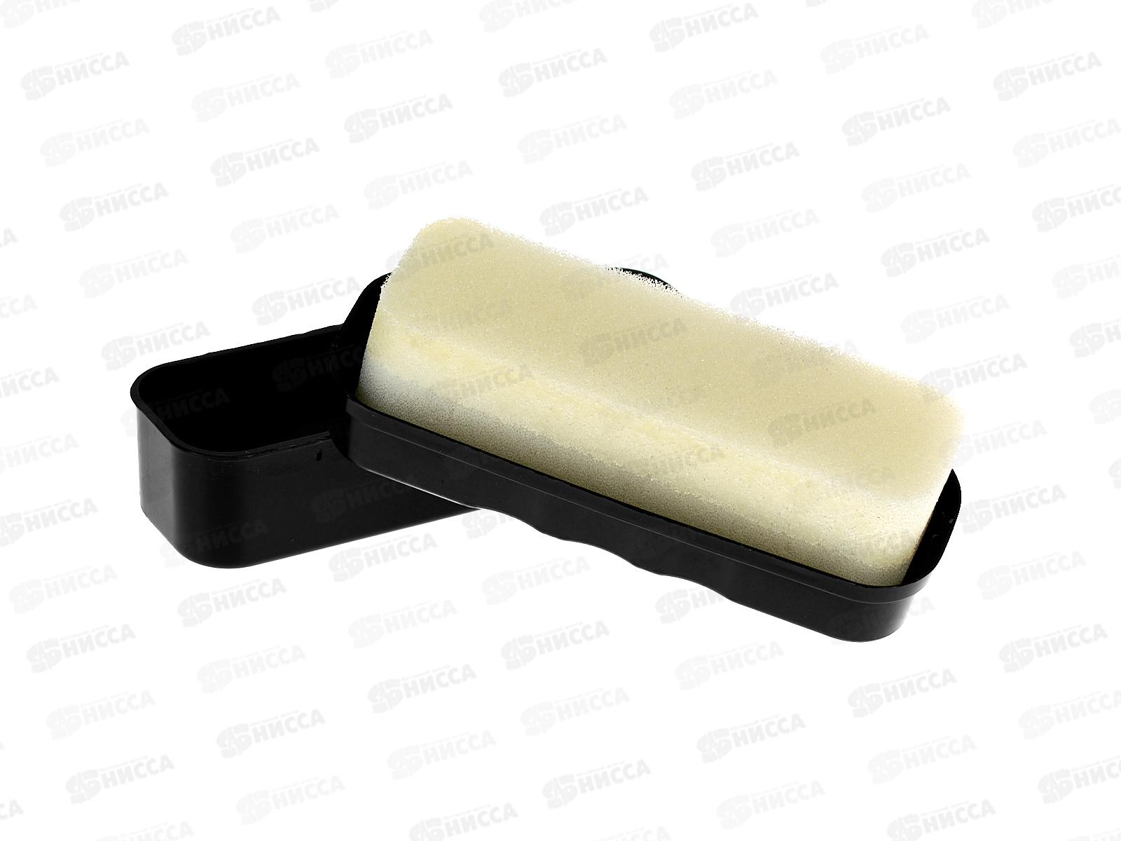 Двойной блеск-УНИВЕРСАЛ-ЭКОНОМ губка для обуви бесцветная *10/100