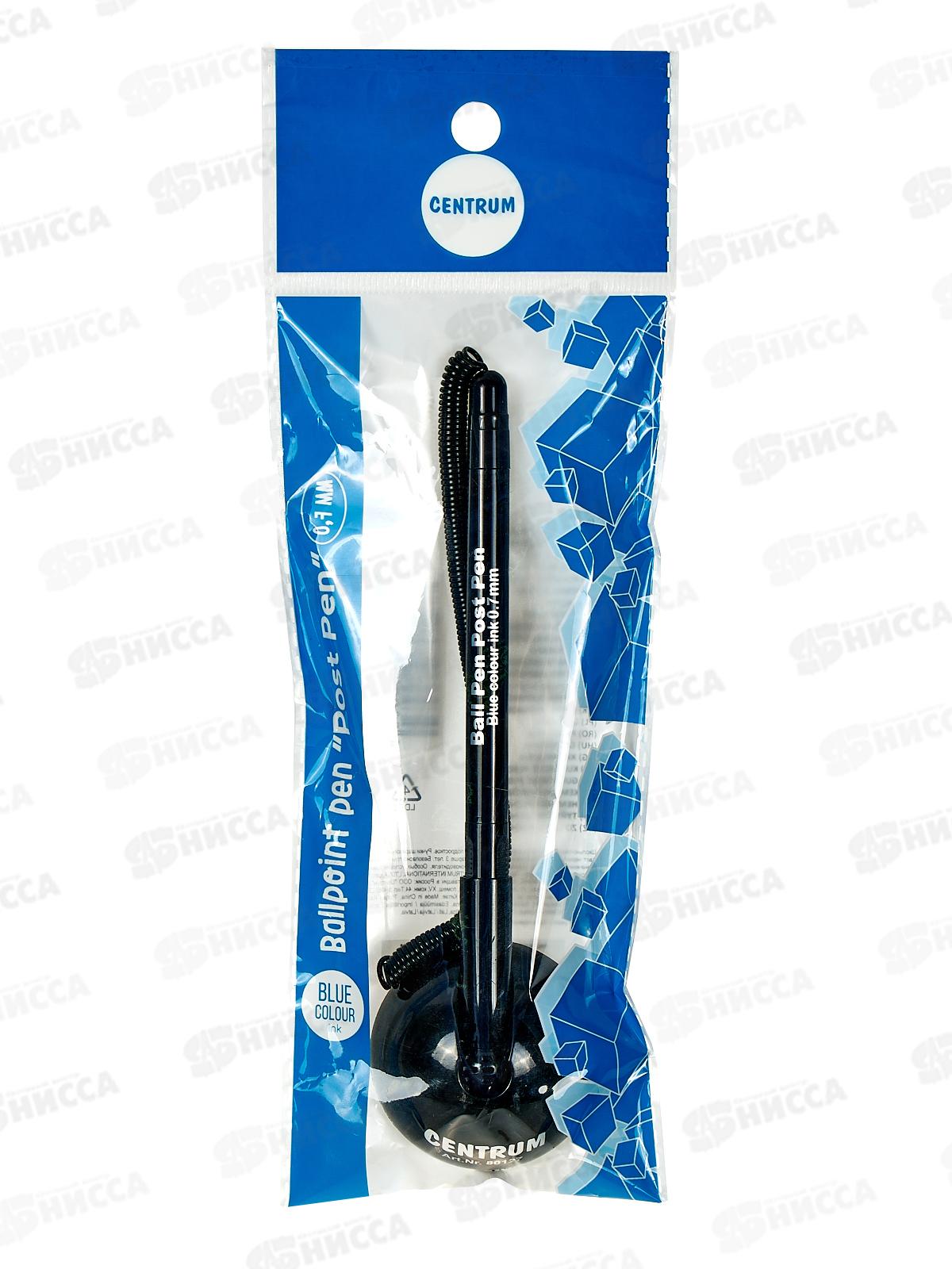 Ручка на подставке CENTRUM Post Pen синяя, 80127 *1/24/480
