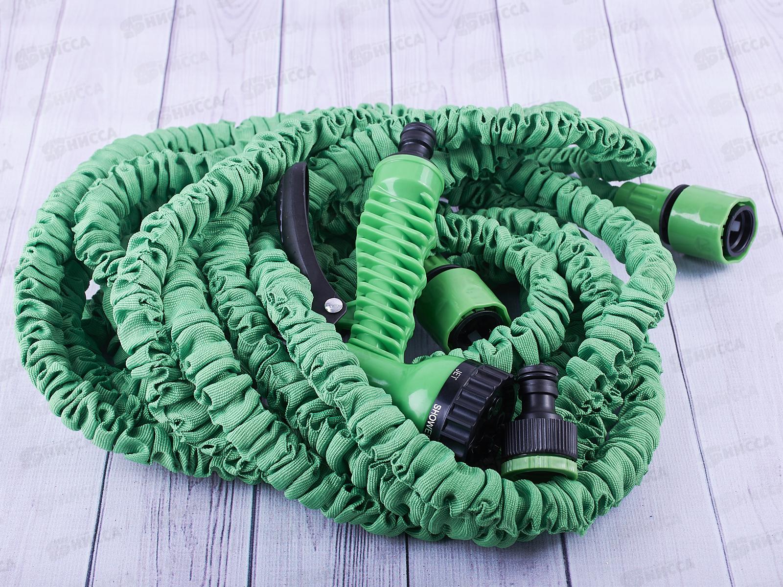 Шланг поливочный растягивающийся 7,5-22,5метров/75 FT (039597)  Ж *40