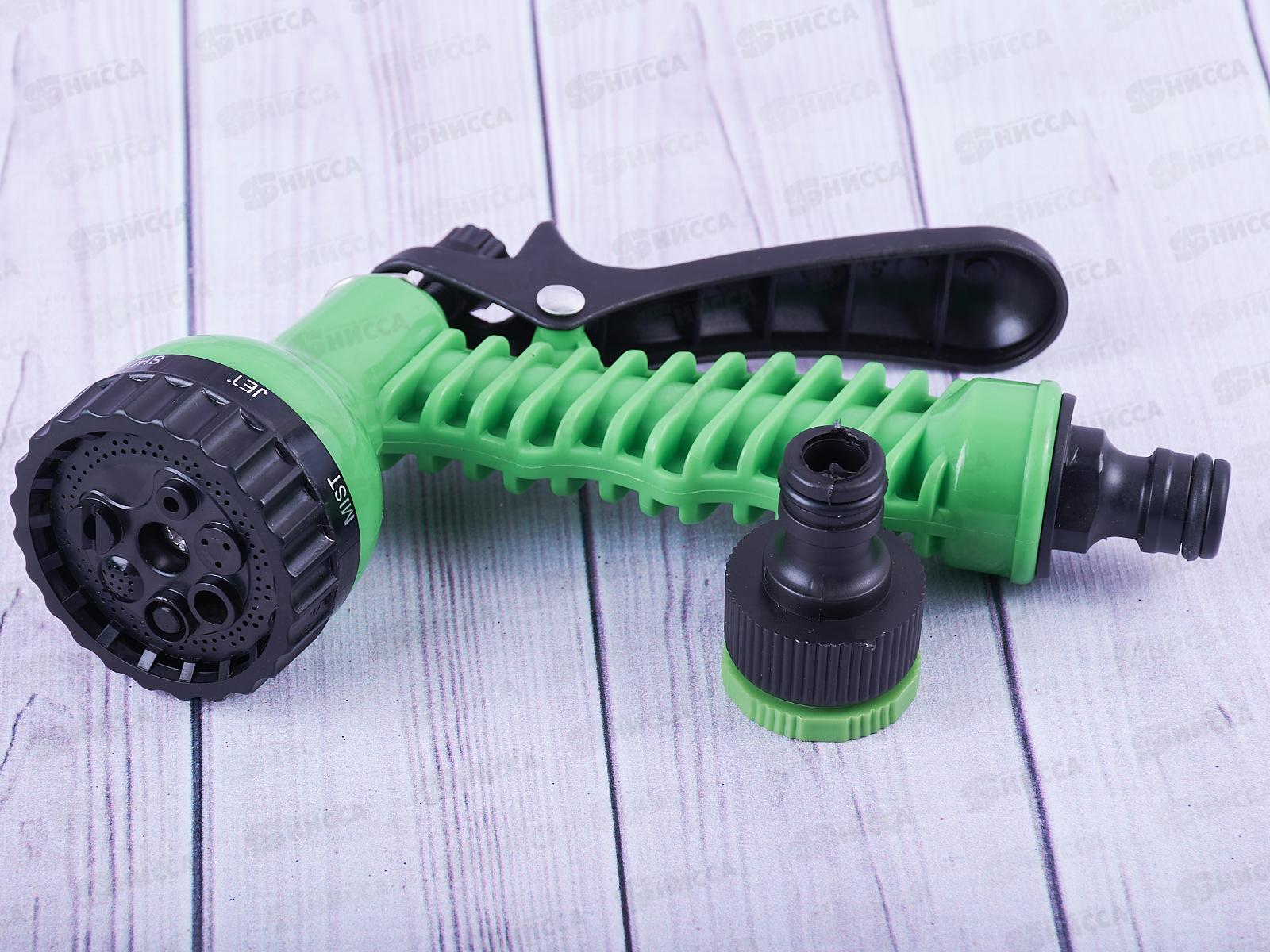 Шланг поливочный растягивающийся 7,5-22,5метров/75 FT (039597)  Ж *40