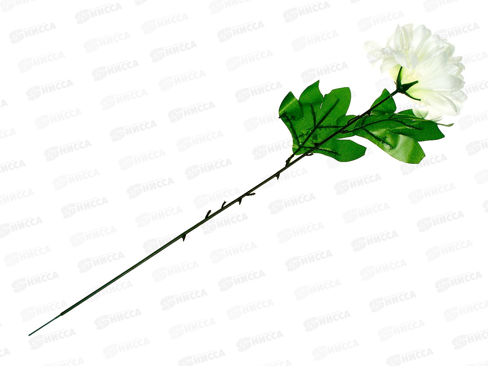 Цветы искусственные пион 46см d-14 белый *10 652048