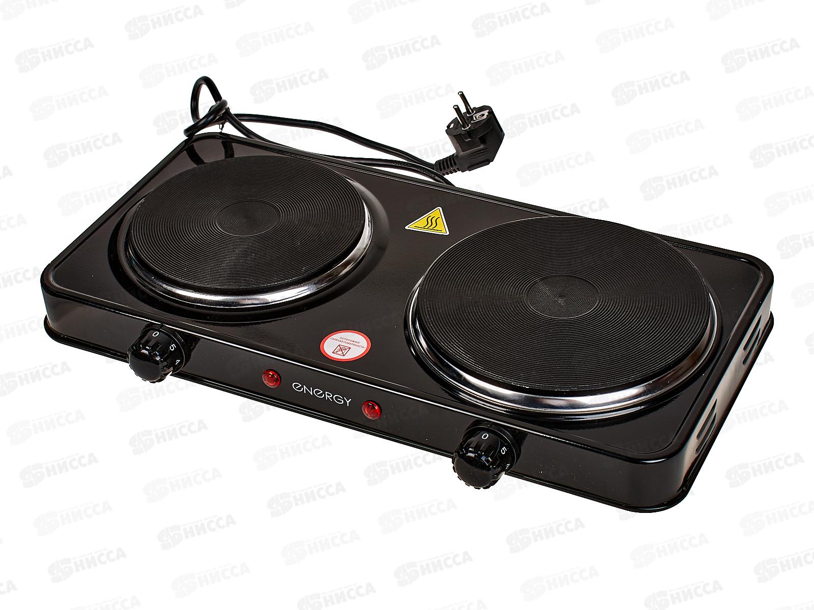 Плита электрическая  EN-903B черная 2 конфорки