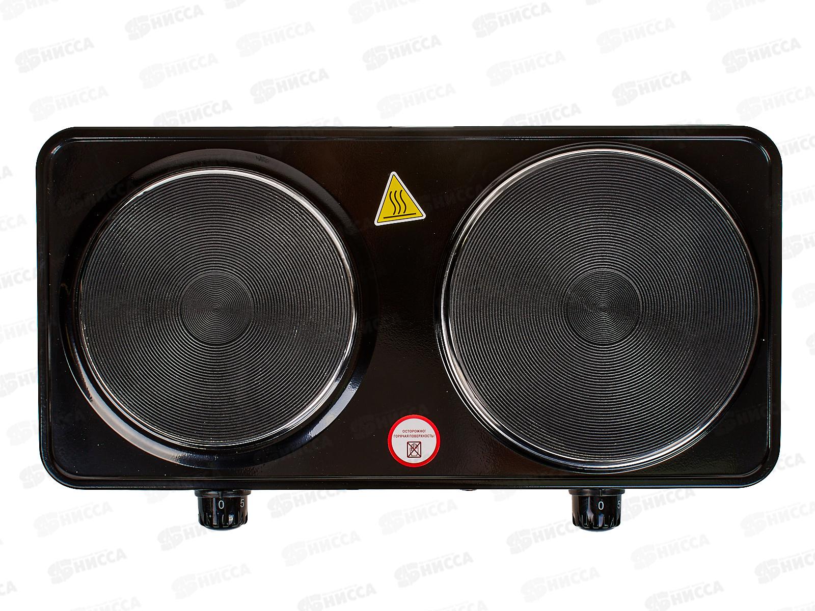 Плита электрическая  EN-903B черная 2 конфорки