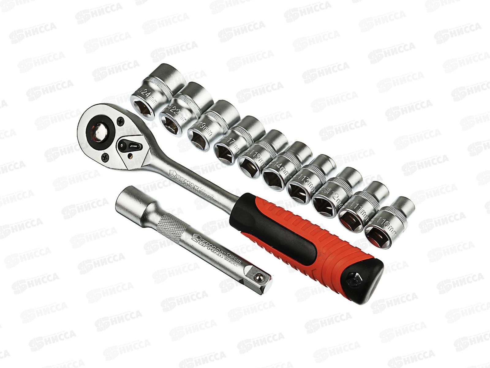 Набор профессионального инструмента 12 предметов ЕРМАК 1/2&quot 736-161  г