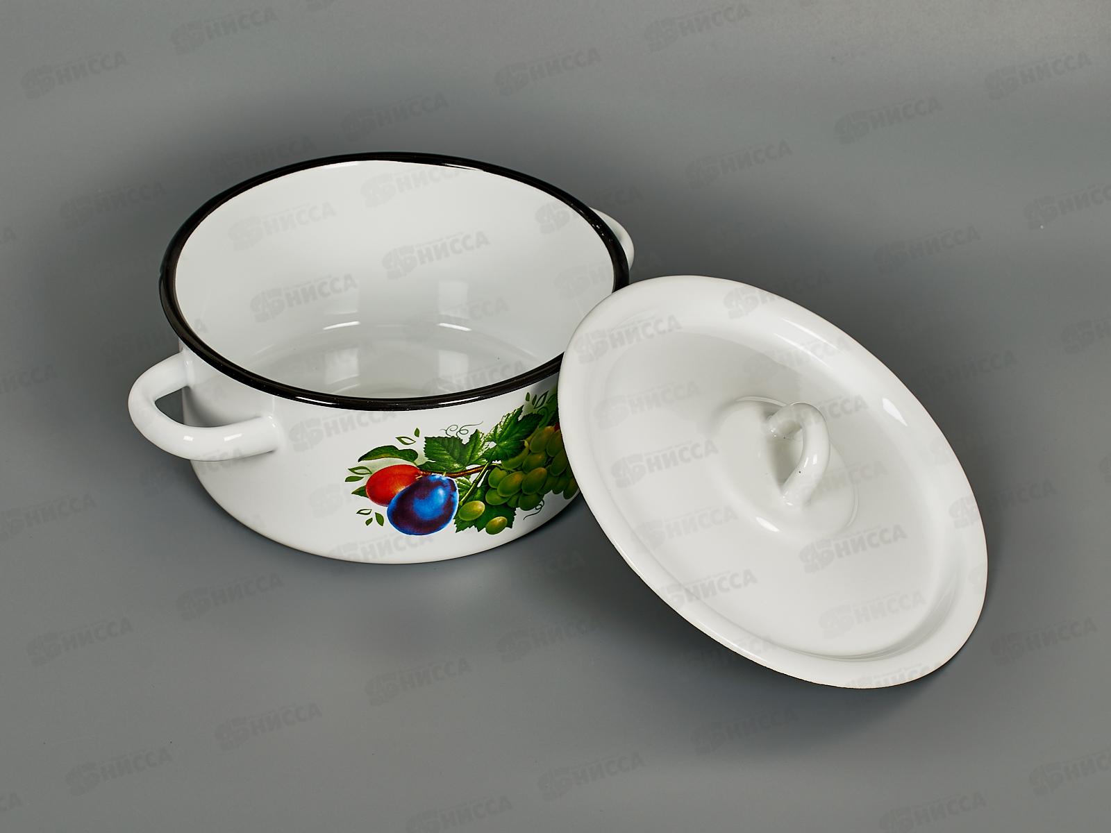 Кастрюля 2,0л цилиндрическая декорированная С1610 *8