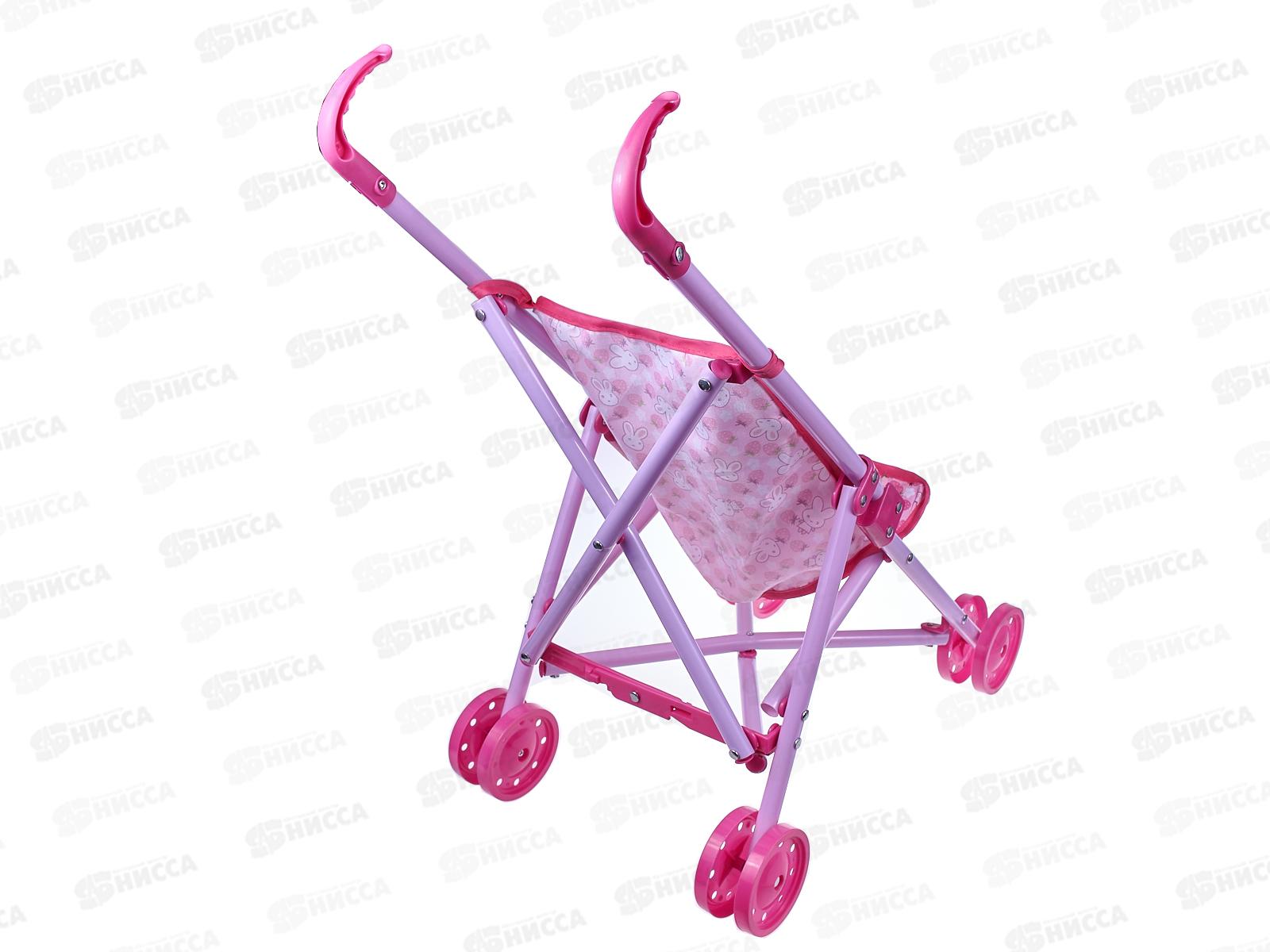 Коляска кукольная 886 трость пластиковая. в пакете  *12/48  гб