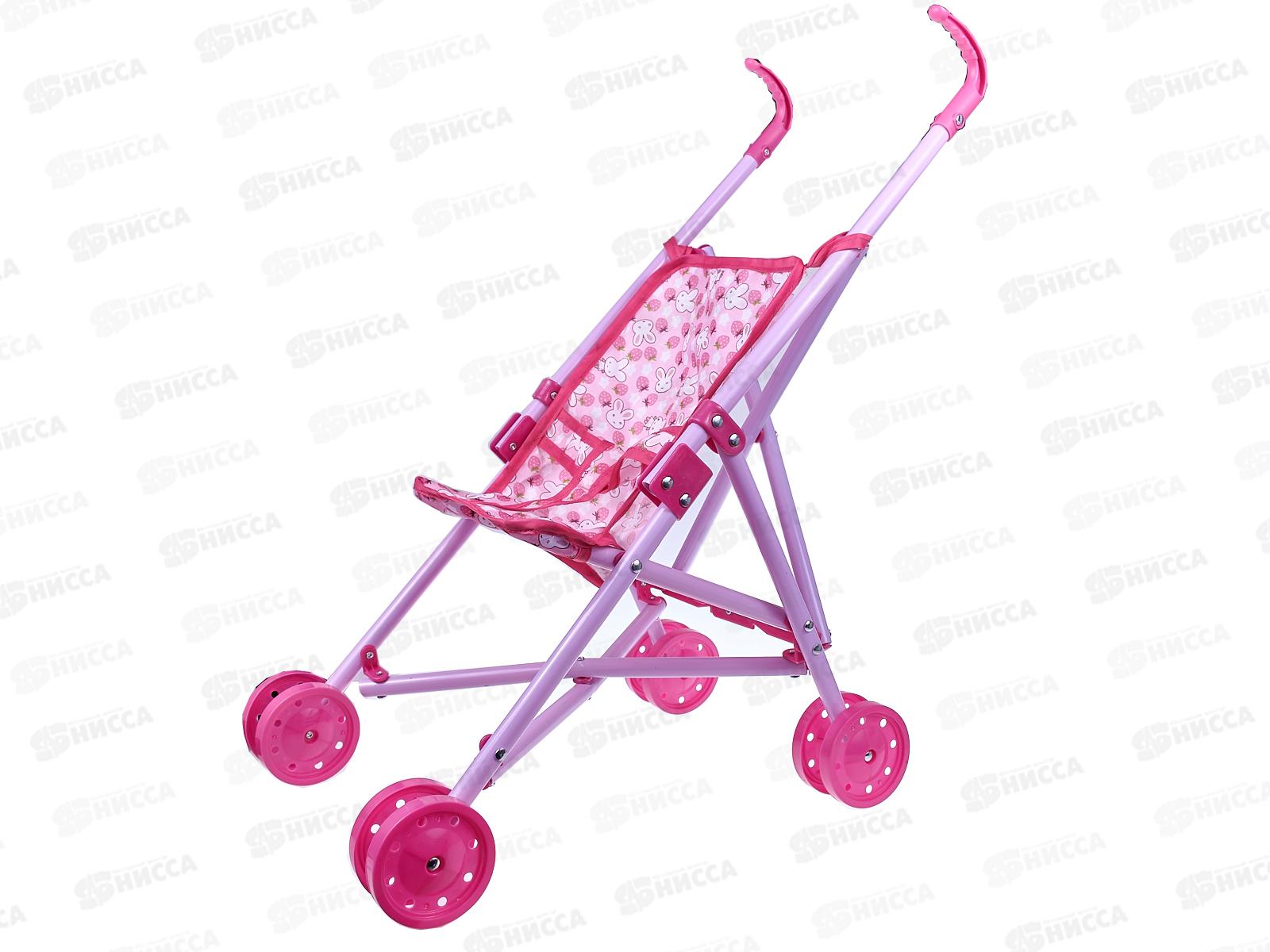 Коляска кукольная 886 трость пластиковая. в пакете  *12/48  гб