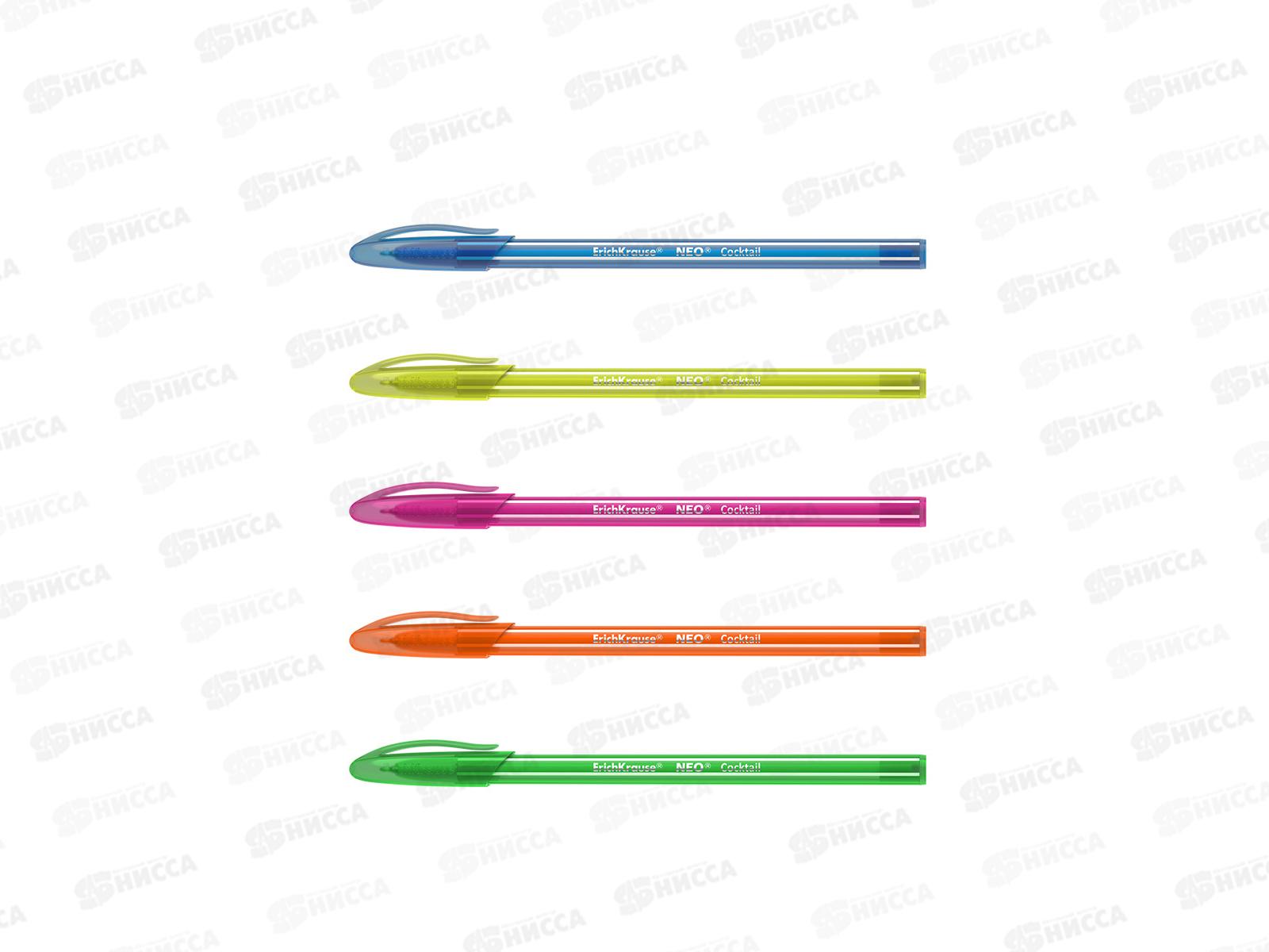 Ручка шариковая EK33518 Coctail, синяя *60/360/1440