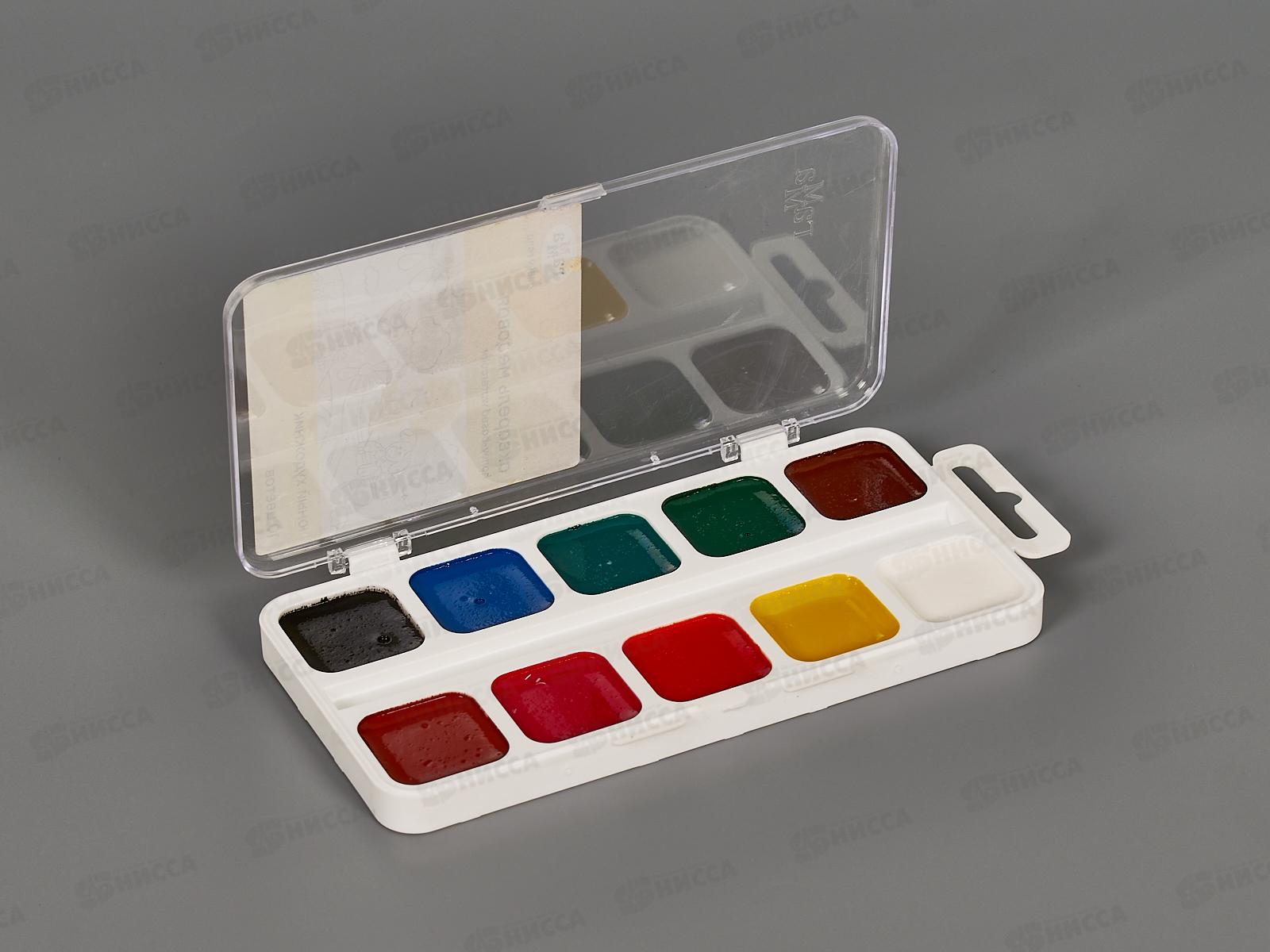 Акварель ГАММА Юный художник медовая, 10 цветов  пластиковая упаковка, без кисти, 212072 *39