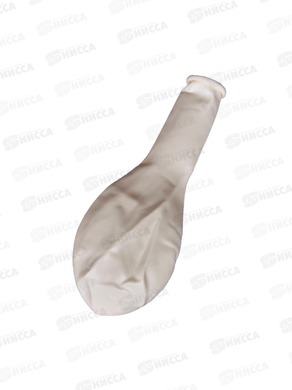 Шары 10&quot/01 пастель White (100шт) 1102-0260