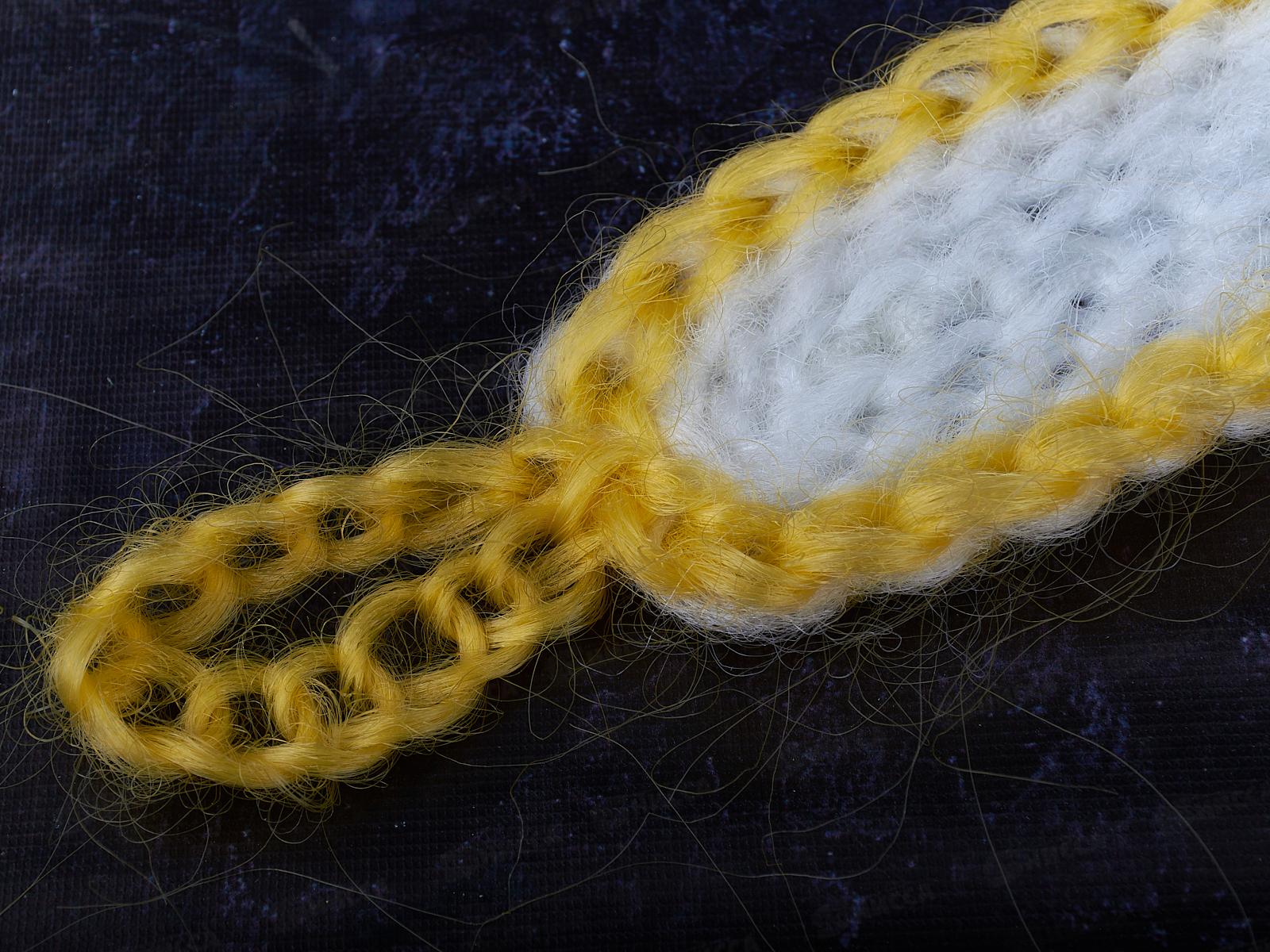 Мочалка банная синтетическая длинная элитная  *200