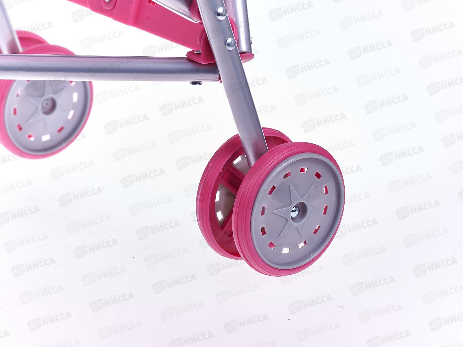 Коляска кукольная 9302S трость с козырьком металлическая в пакете **5,1,3  *12