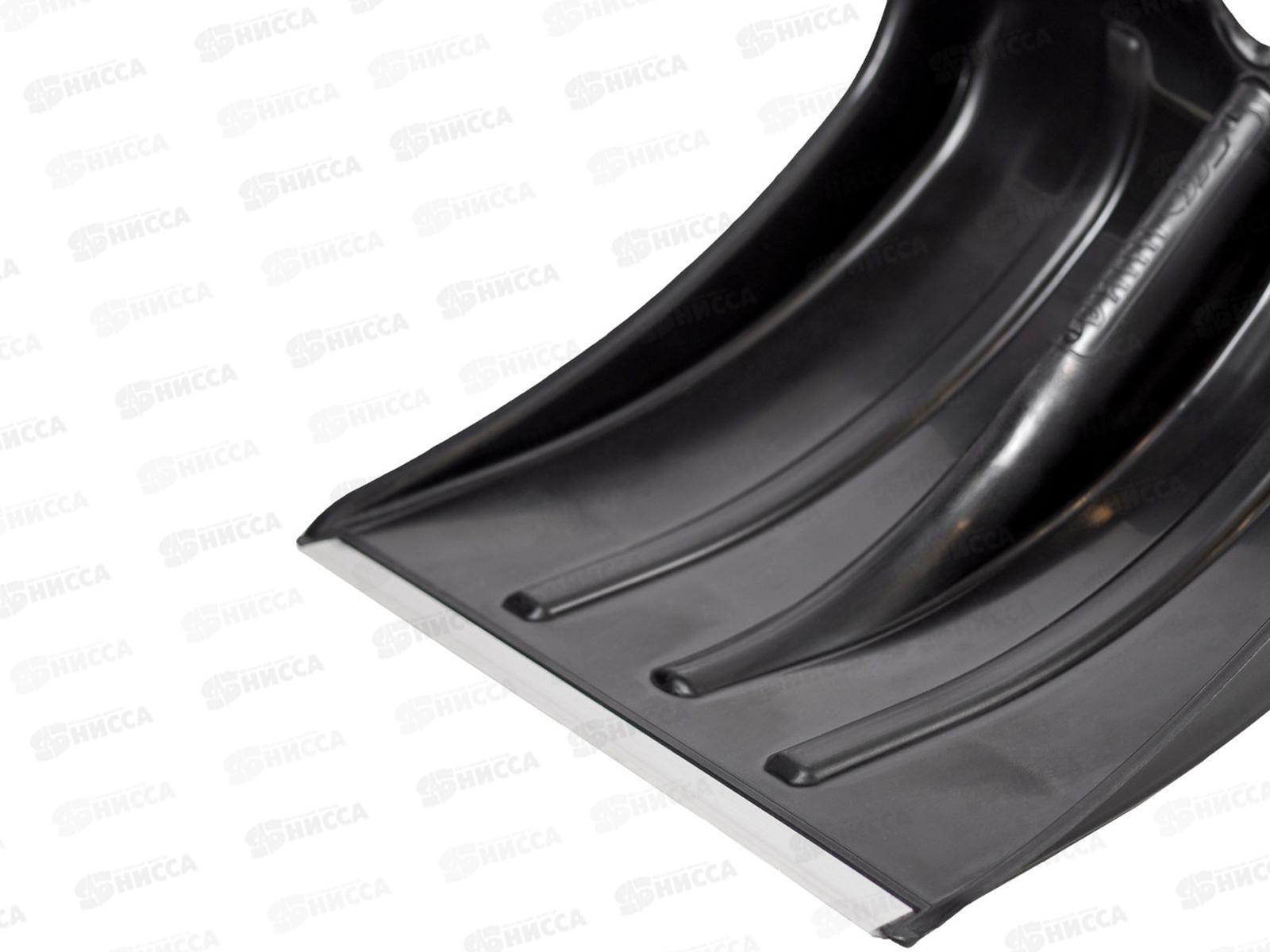 Лопата снеговая Витязь с деревянным черенком и V-образной ручкой, 380*365мм *10