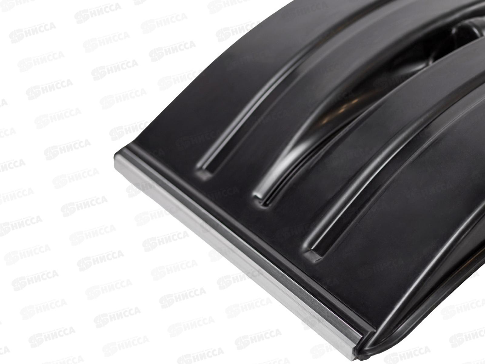 Лопата снеговая Витязь с деревянным черенком и V-образной ручкой, 380*365мм *10