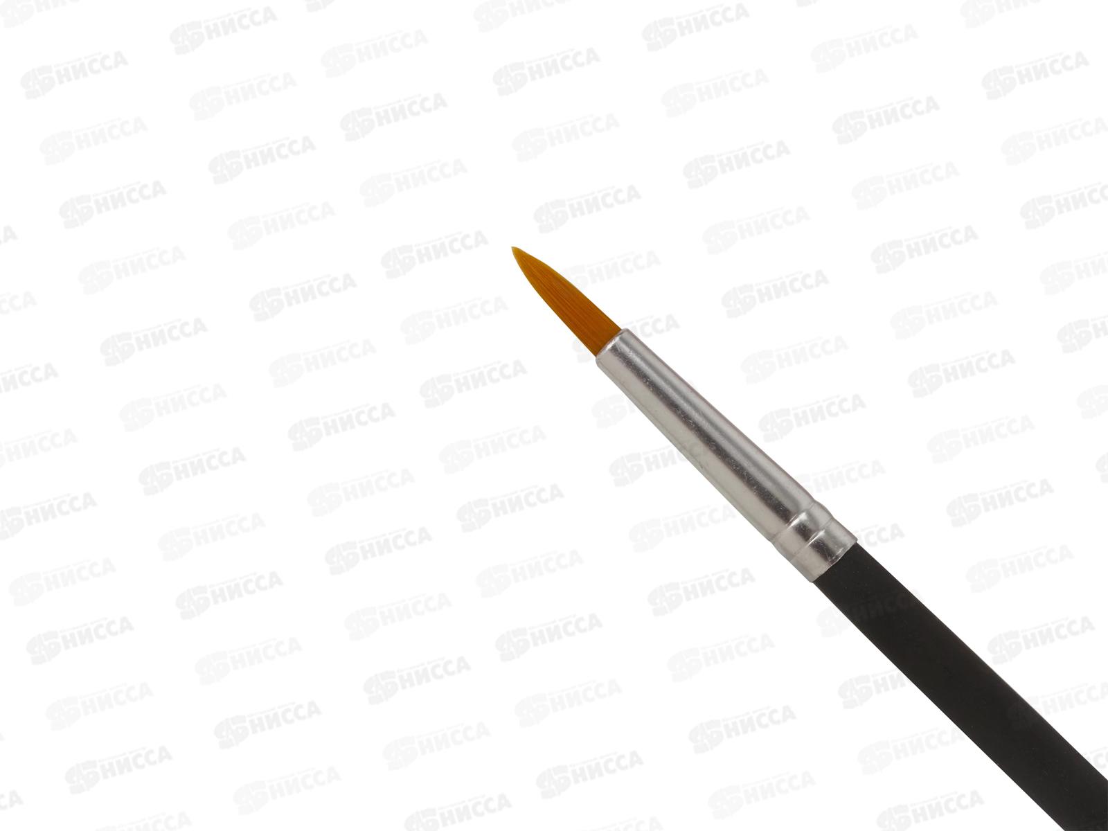 Кисть BRAUBERG синтетическая ,круглая  №4, 200210 *30/120