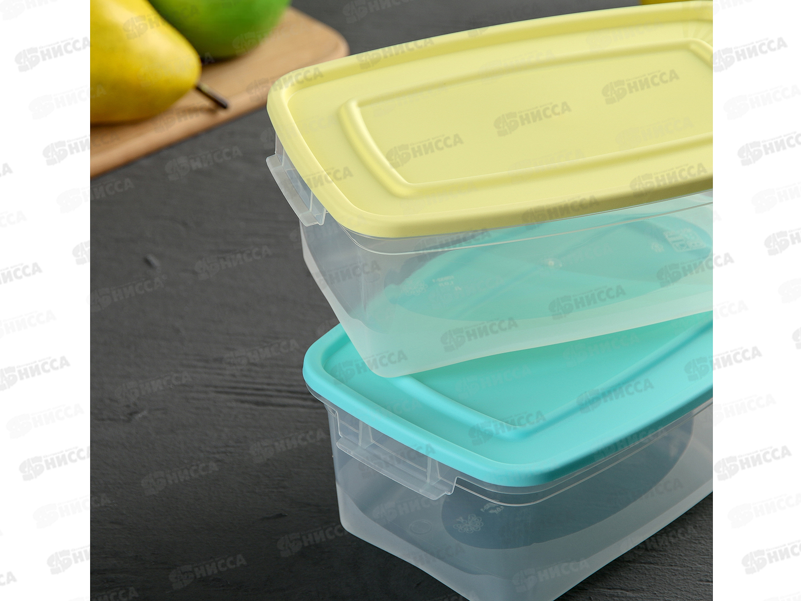 Набор контейнеров СВЧ 1,0л 3шт Каскад С57001 *20