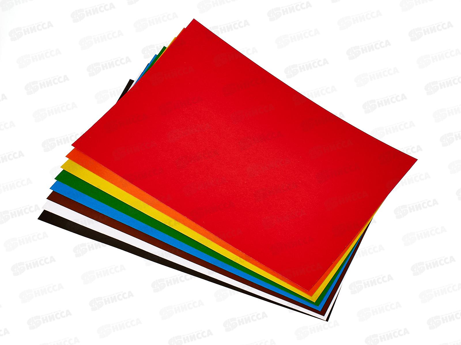 Цветной картон ЛХ А4 8 листов 8цветов Антошка, НКЦ201 *30