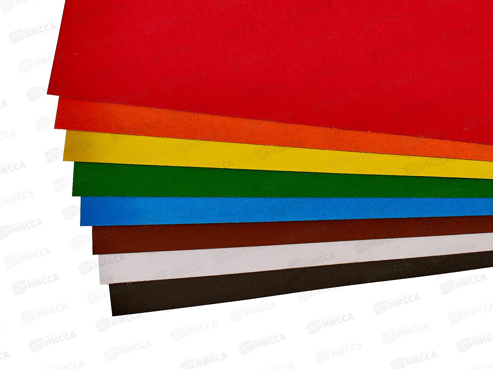 Цветной картон ЛХ А4 8 листов 8цветов Антошка, НКЦ201 *30