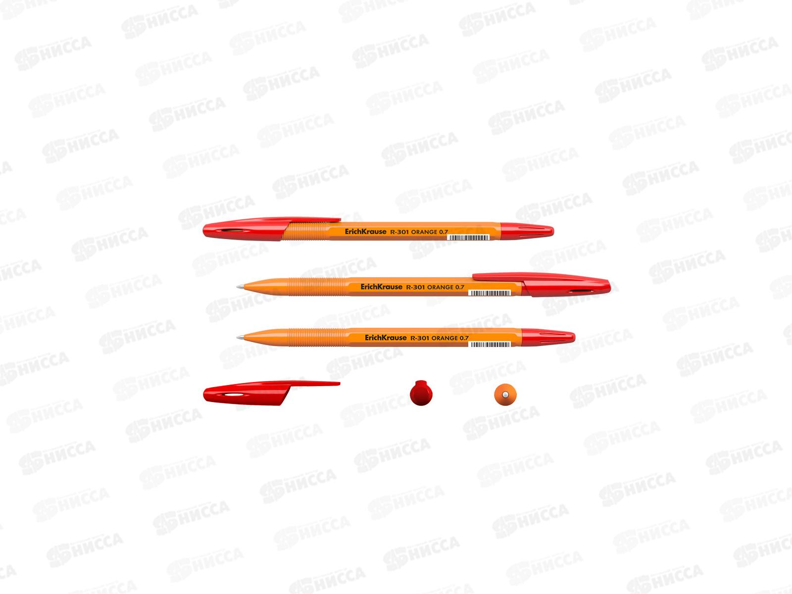 Ручка шариковая EK43196 R-301, красная *50