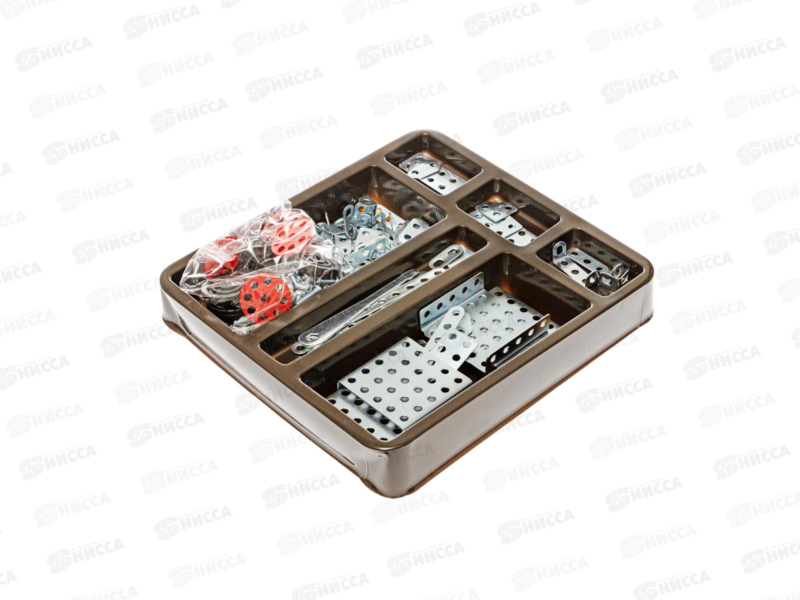 Конструктор металлический №1 (206) элементов для уроков труда 00841*10