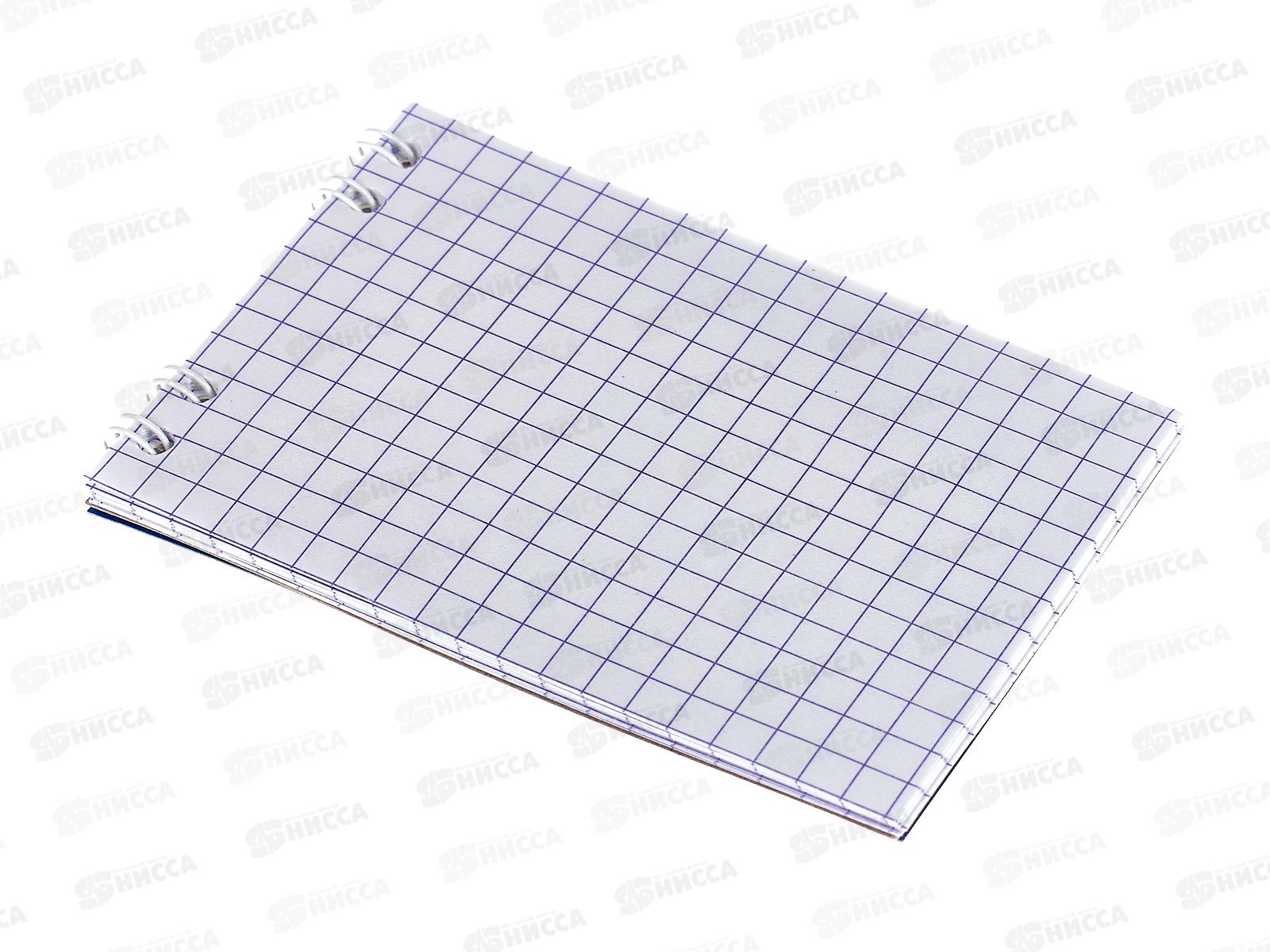 Блокнот 24листа ПГС Бабочка, 68*98, глиттер.,на гребне. *24