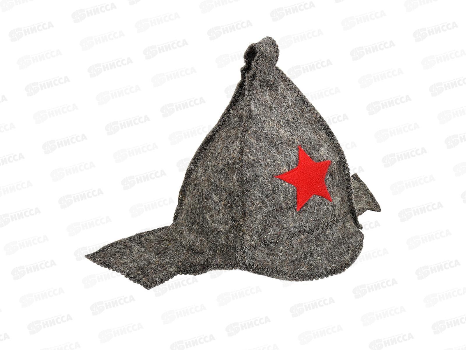 Шапка Буденовка &quotHot Pot&quot серая 42002 *20