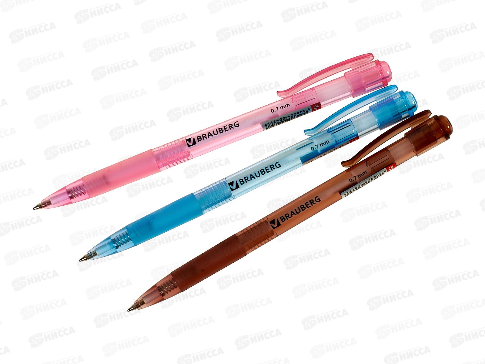 Ручка автоматическая BRAUBERG-140582 синяя *24/240/1920