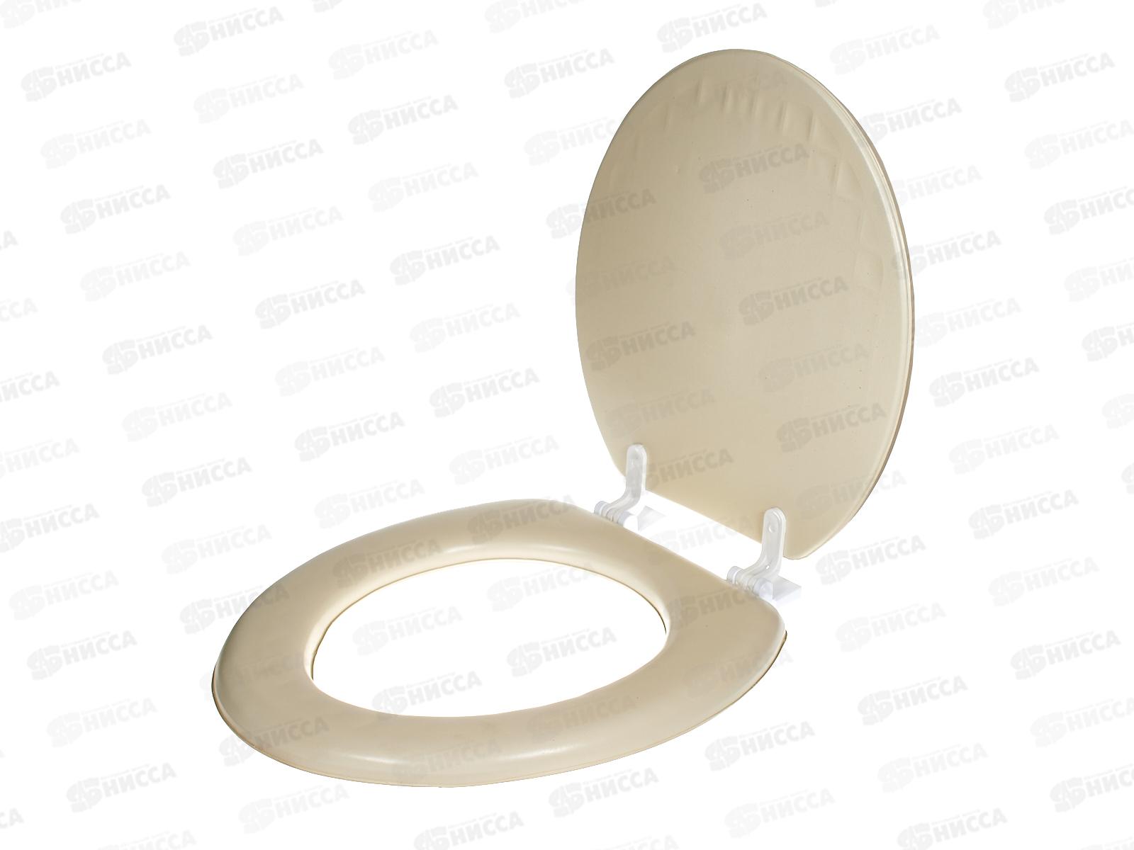 Сиденье на унитаз мягкое бежевый  *17