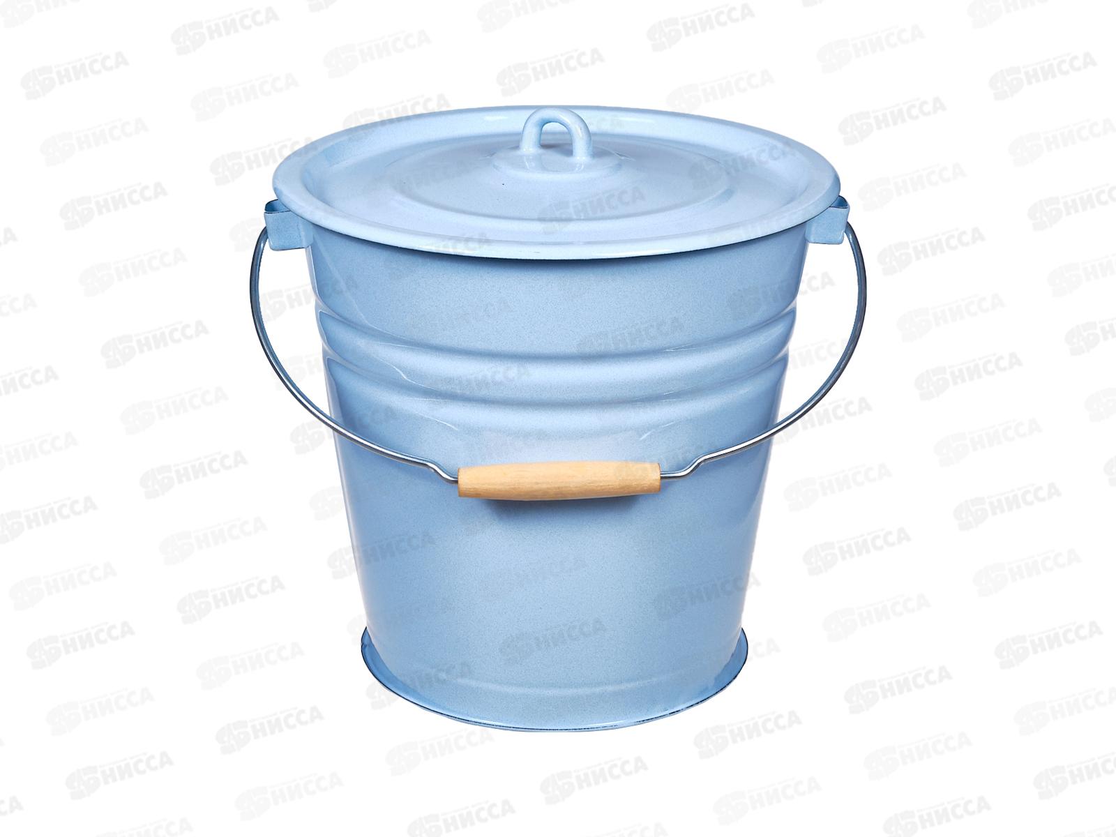 Ведро 12л с крышкой светлое С41224 *4