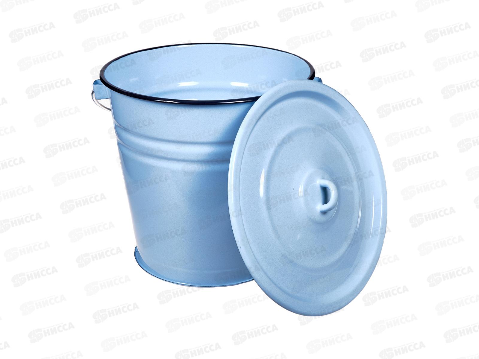 Ведро 12л с крышкой светлое С41224 *4