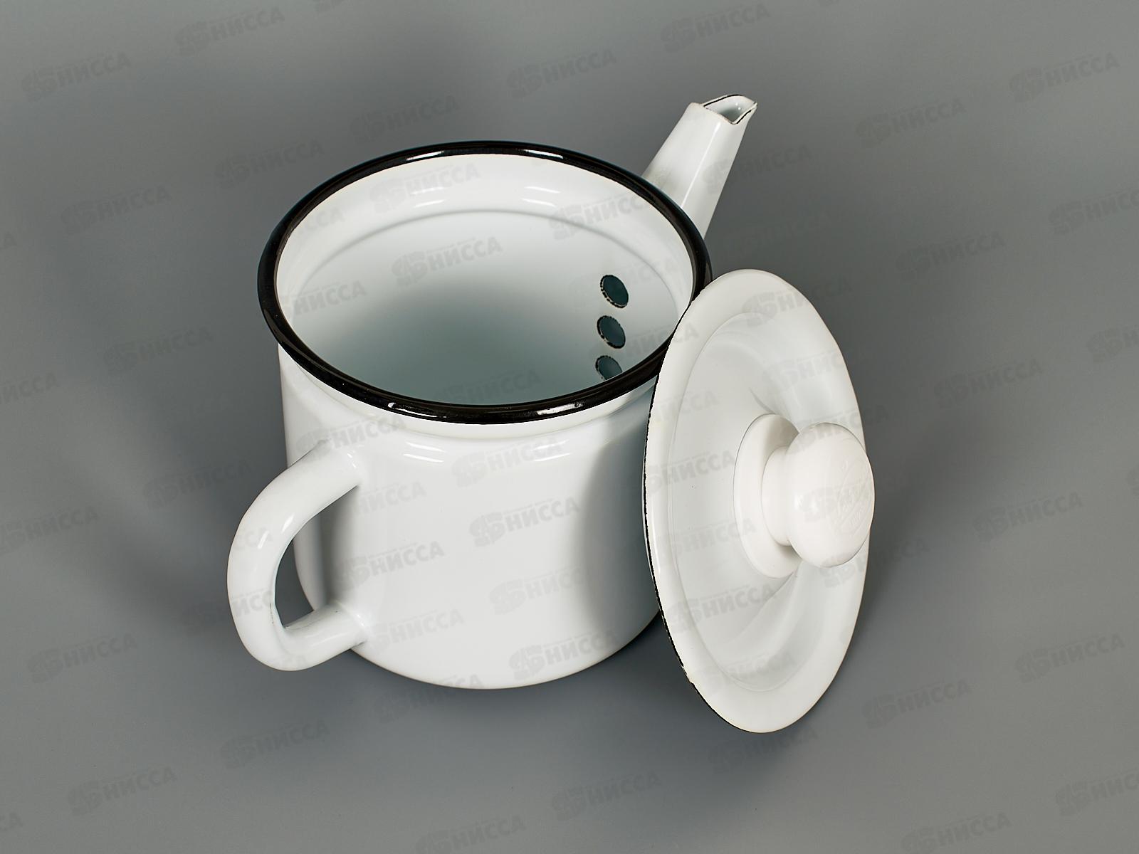 Чайник заварочный 1л светлый с пластмассовой кнопкой на крышке С42707.3 *8